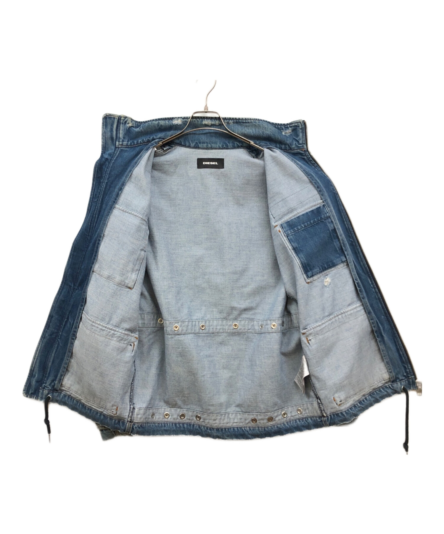 中古・古着通販】DIESEL (ディーゼル) デニムジャケット ブルー サイズ