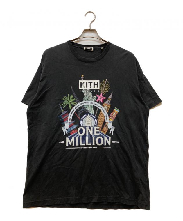 中古・古着通販】KITH (キス) プリントTシャツ ブラック サイズ:L