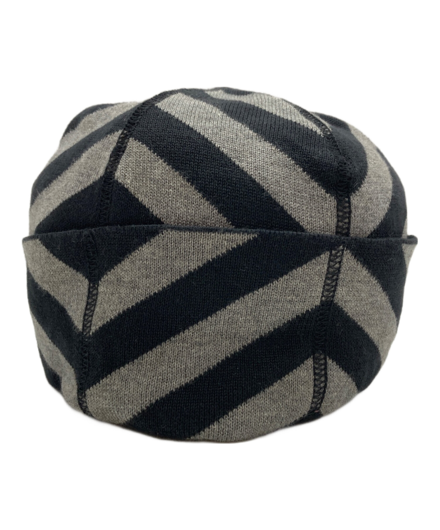 【美品】Vivienne Westwood ウールニット帽　グレージュ オリーブ 中古・古着通販】Vivienne Westwood (ヴィヴィアンウエストウッド
