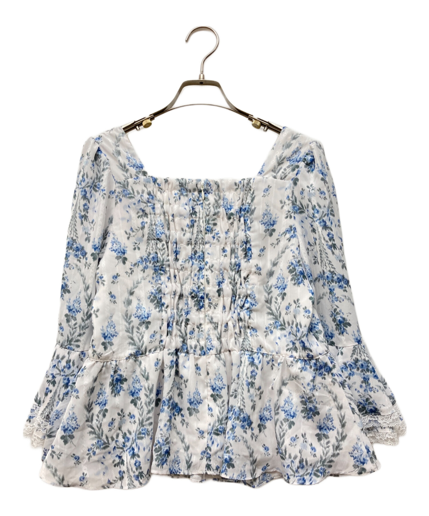 【未使用級】LAURA ASHLEY × Rirandture 花柄ブラウス 2 中古・古着通販】Rirandture (リランドチュール) LAURA ASHLEY (ローラ