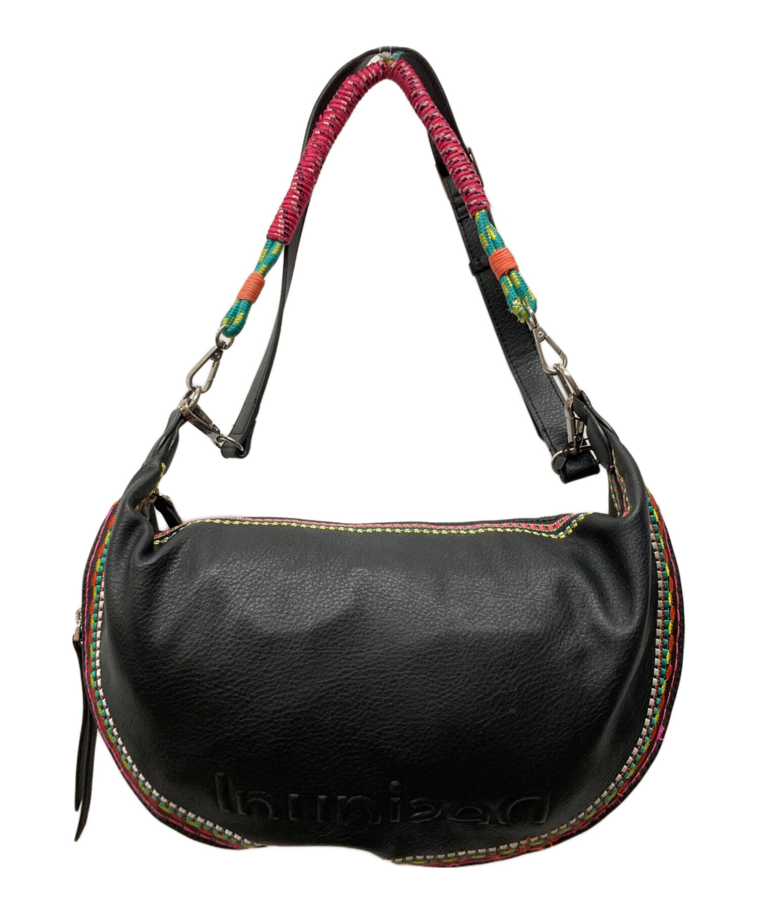 中古・古着通販】Desigual (デシグアル) フェイクレザーショルダー 