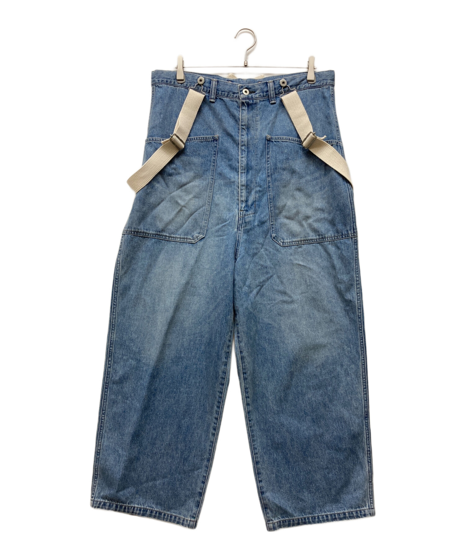 デニムオーバーサスペンダーパンツ 中古・古着通販】Johnbull (ジョンブル) 10.5オンスデニムオーバー