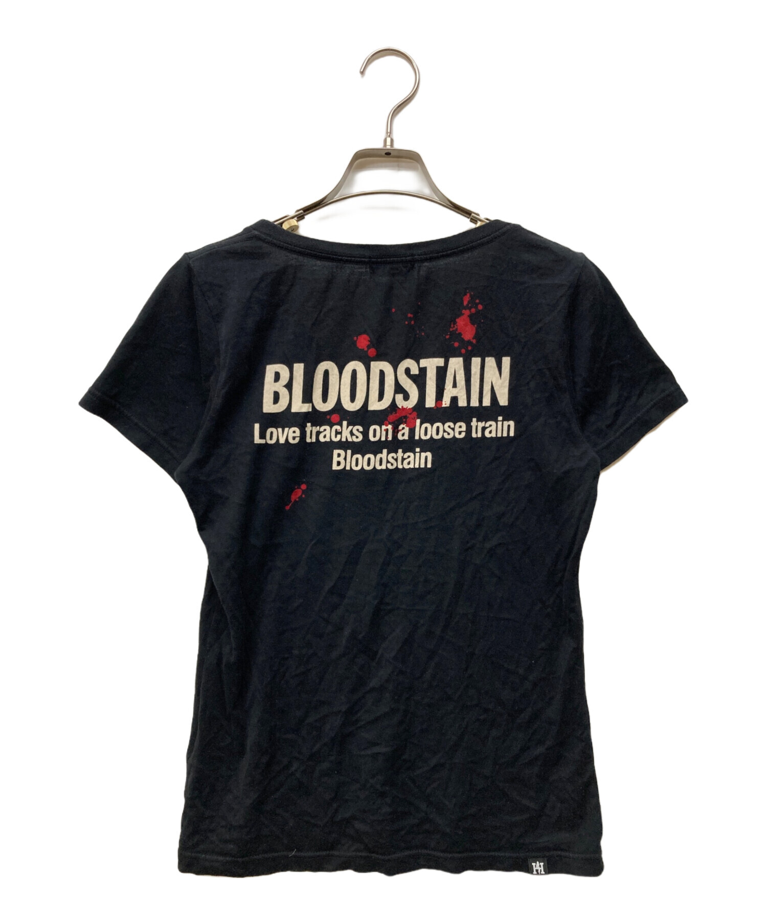 HYSTERIC GLAMOUR 半袖ニット ブラック ロゴ グラフィック 中古・古着通販】Hysteric Glamour (ヒステリックグラマー) 半袖