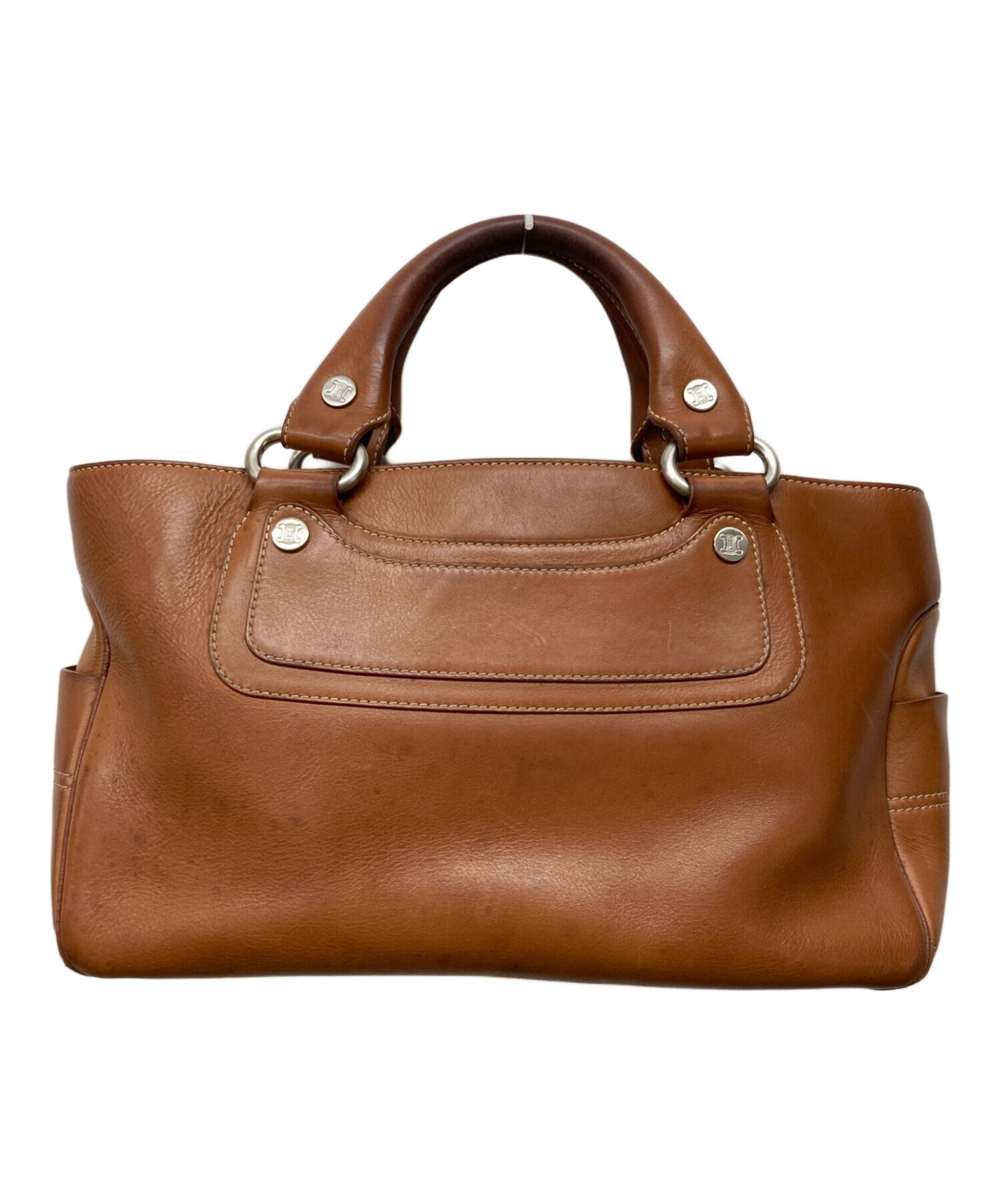 中古・古着通販】CELINE (セリーヌ) ハンドバッグ ブラウン｜ブランド