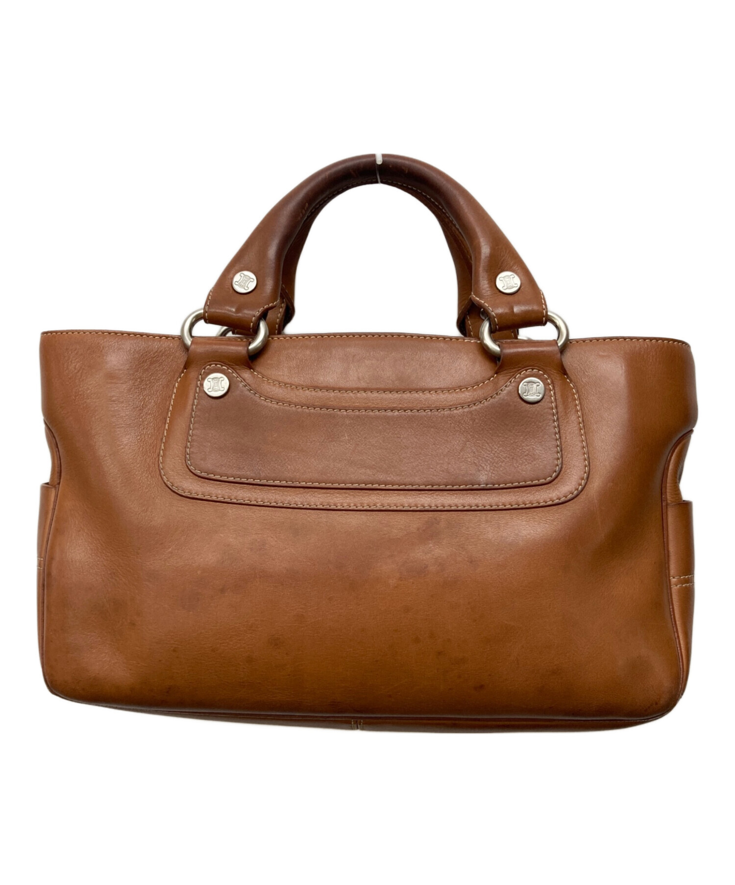 中古・古着通販】CELINE (セリーヌ) ハンドバッグ ブラウン｜ブランド 