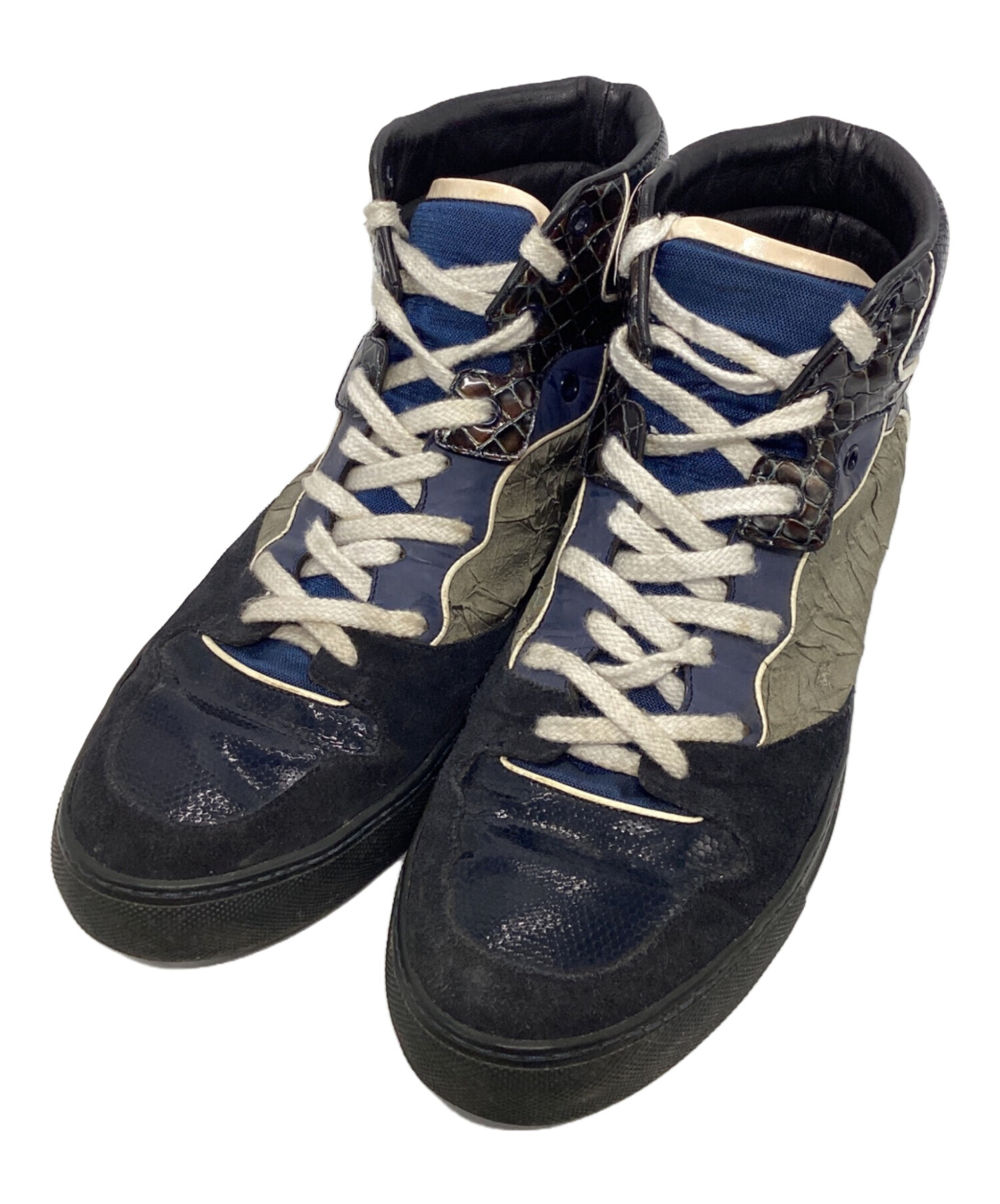 中古・古着通販】BALENCIAGA (バレンシアガ) クロコ型押しハイカット