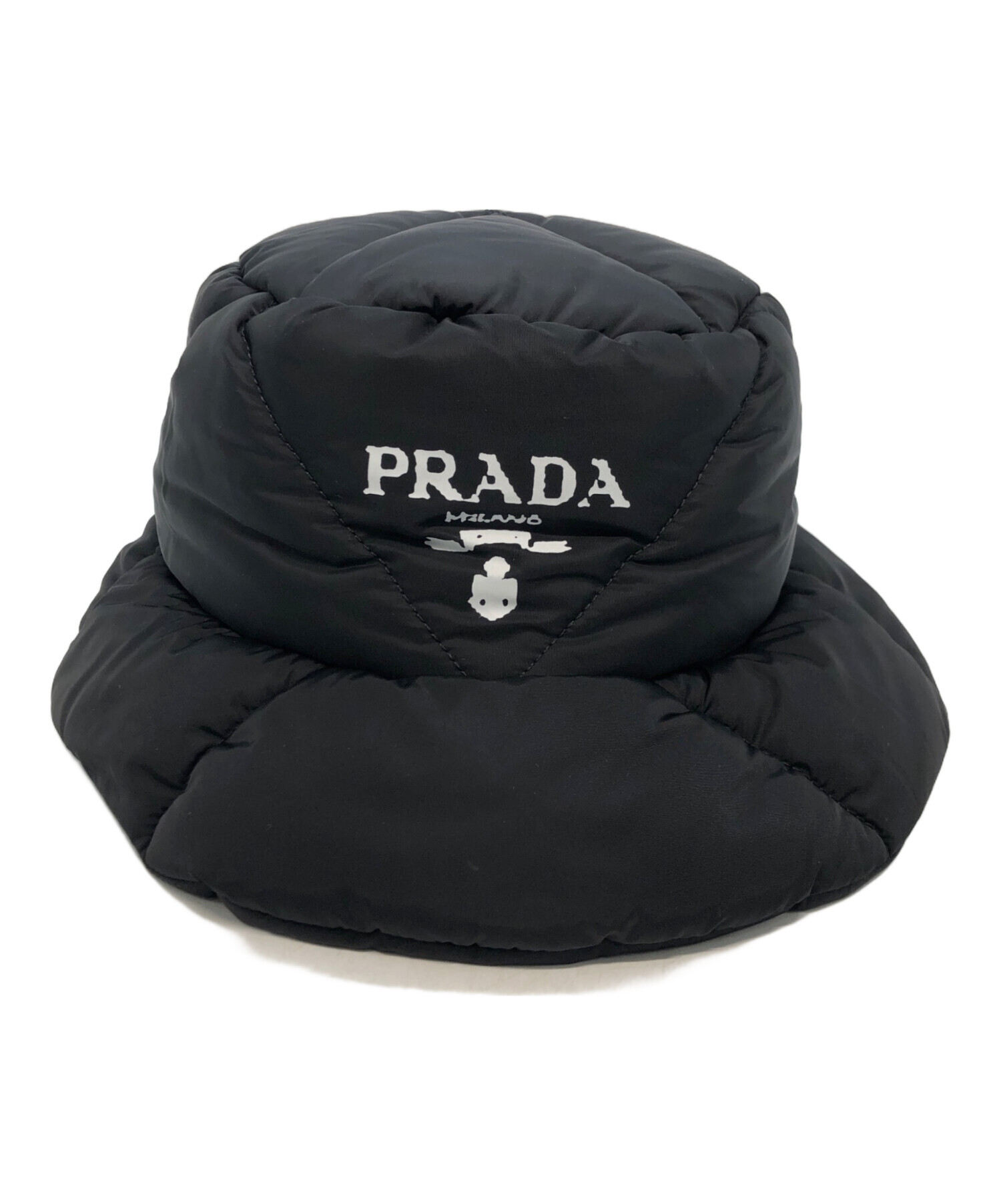 中古・古着通販】PRADA (プラダ) パデッド リナイロン バケットハット
