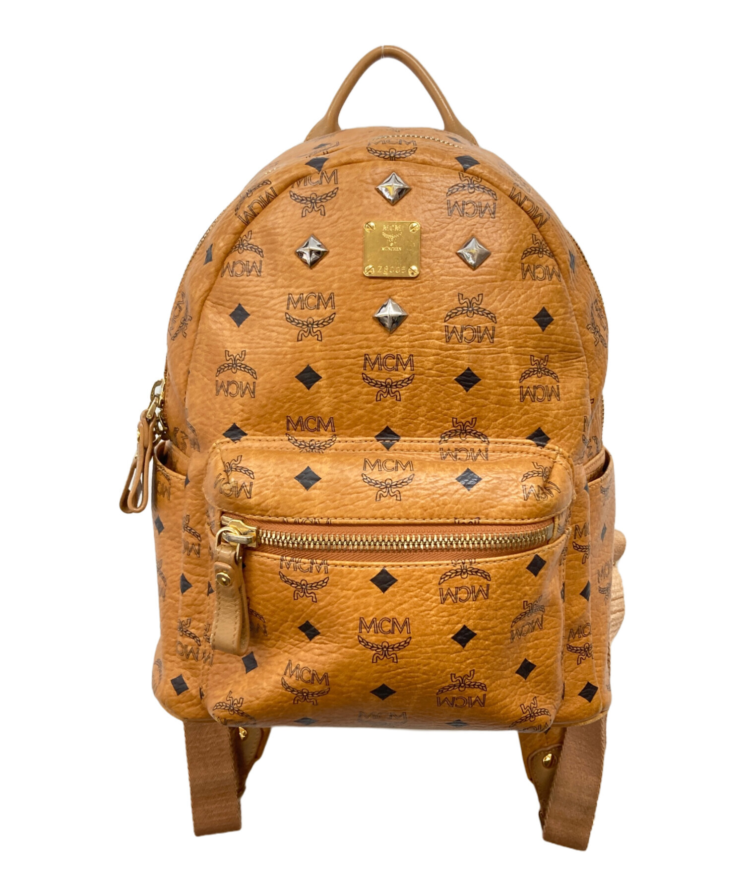 F*g様 【中古】MCMリュック(small mediumサイズ) 中古・古着通販】MCM (エムシーエム) リュック ブラウン｜ブランド