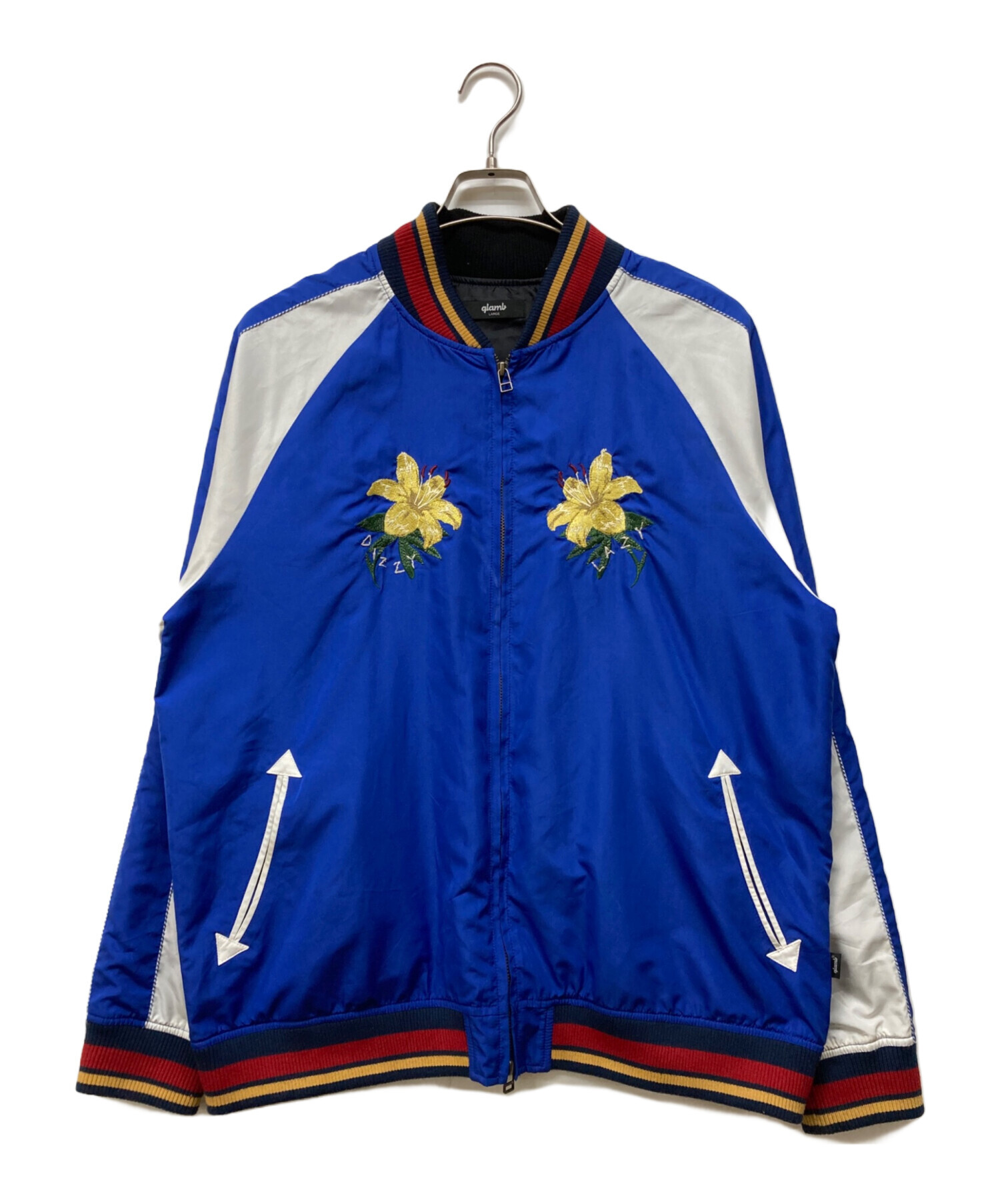 GLAMB by glamb リバーシブル スカジャン 中古・古着通販】glamb (グラム) スカジャン ブルー サイズ:L