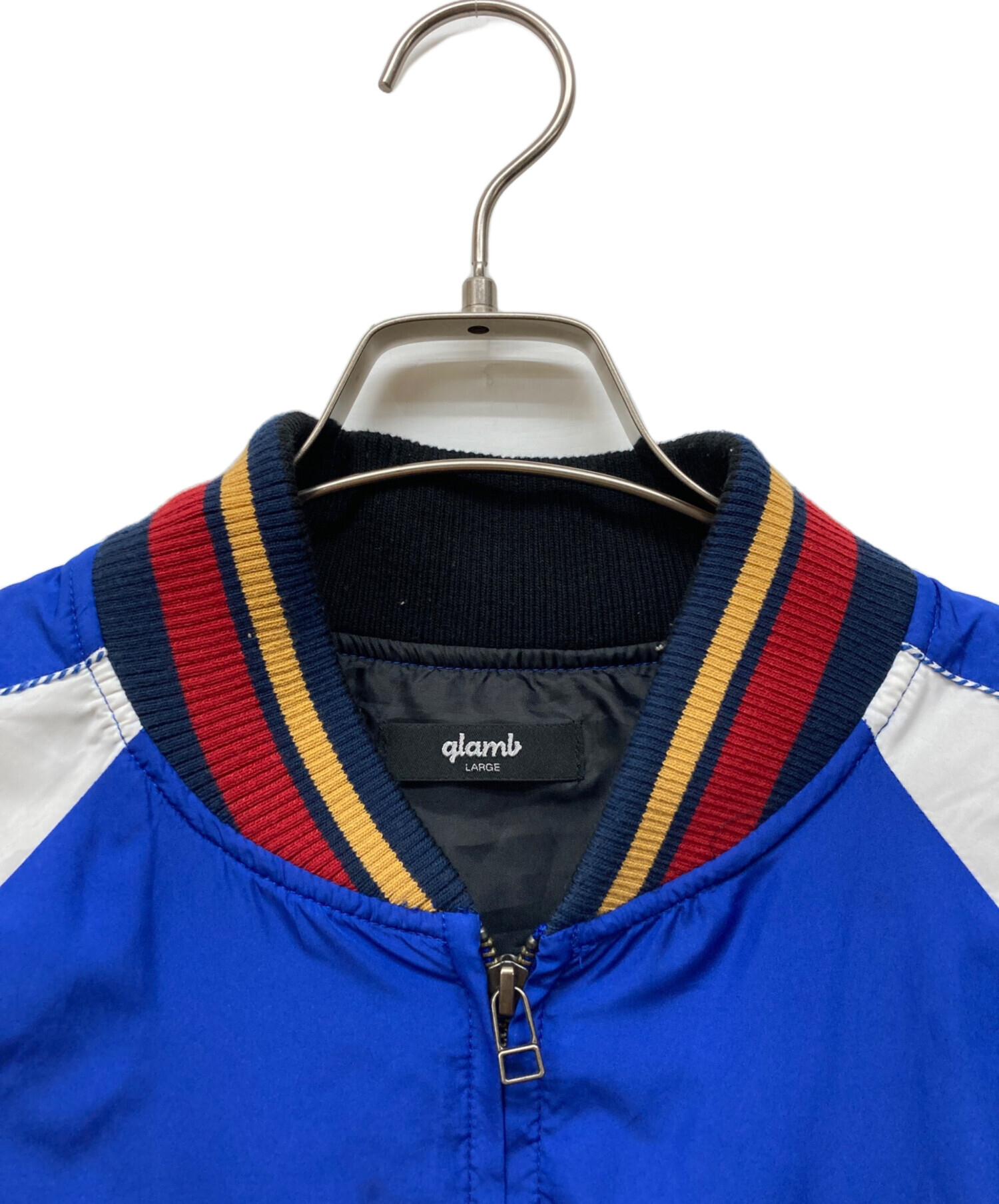 中古・古着通販】glamb (グラム) スカジャン ブルー サイズ:L