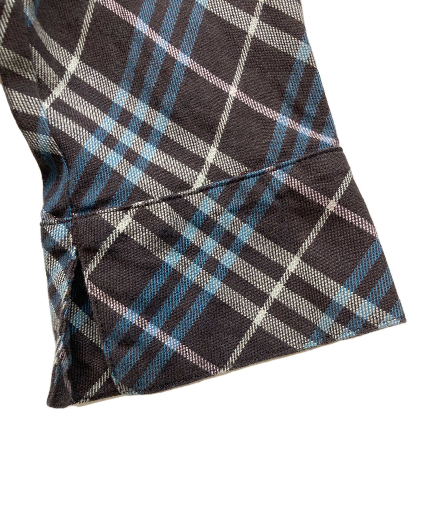 Kanama バーバリーブルーレーベル モッズコート チェック柄 未着用 中古・古着通販】BURBERRY BLUE LABEL (バーバリー ブルー レーベル