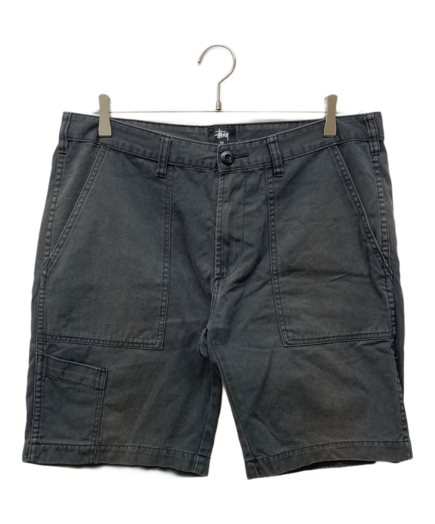中古・古着通販】stussy (ステューシー) ベイカーショーツ ブラック