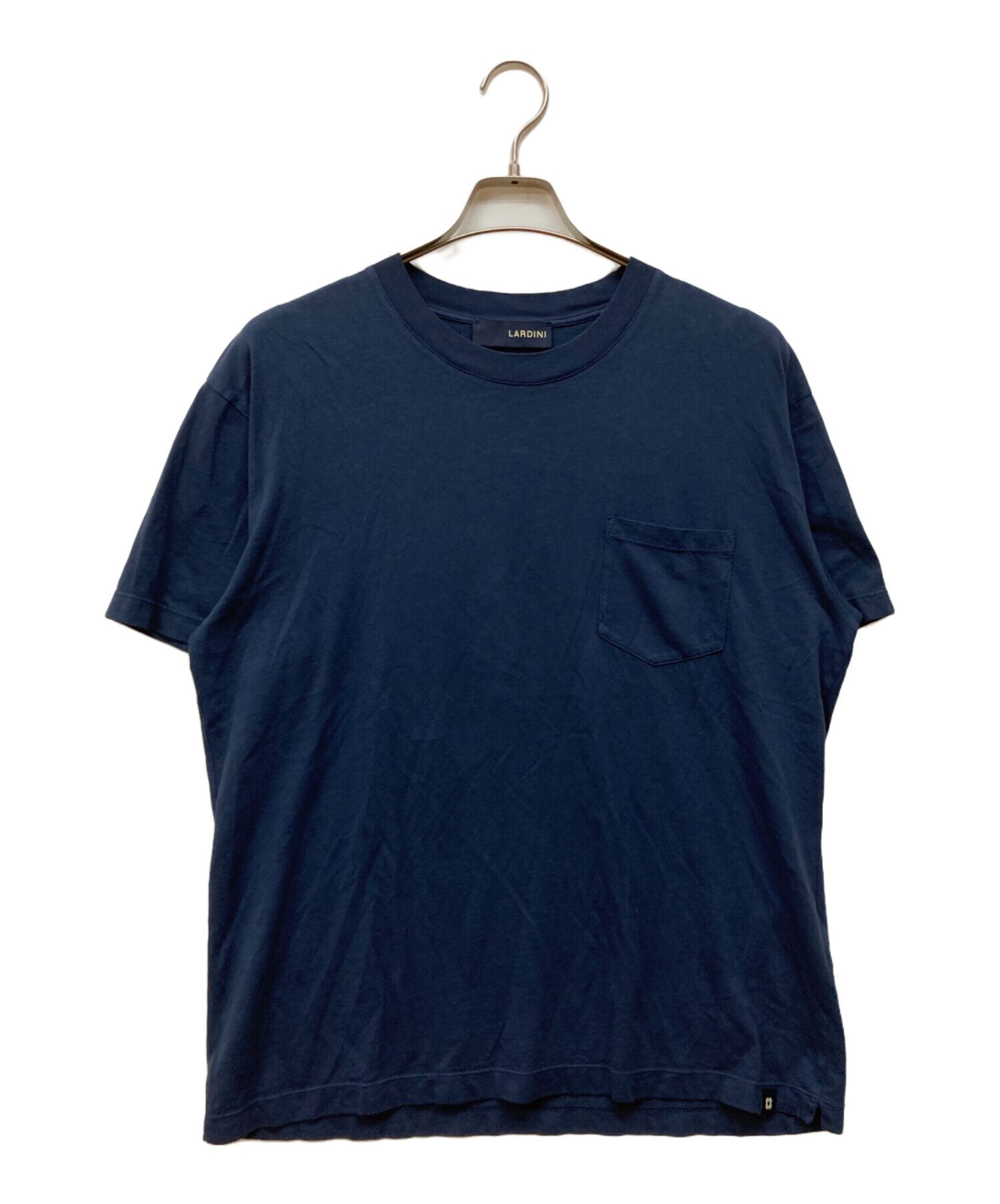 【新品未使用】LARDINIラルディーニ　ネイビー ポケット付き Tシャツ 中古・古着通販】LARDINI (ラルディーニ) ポケットTシャツ ネイビー