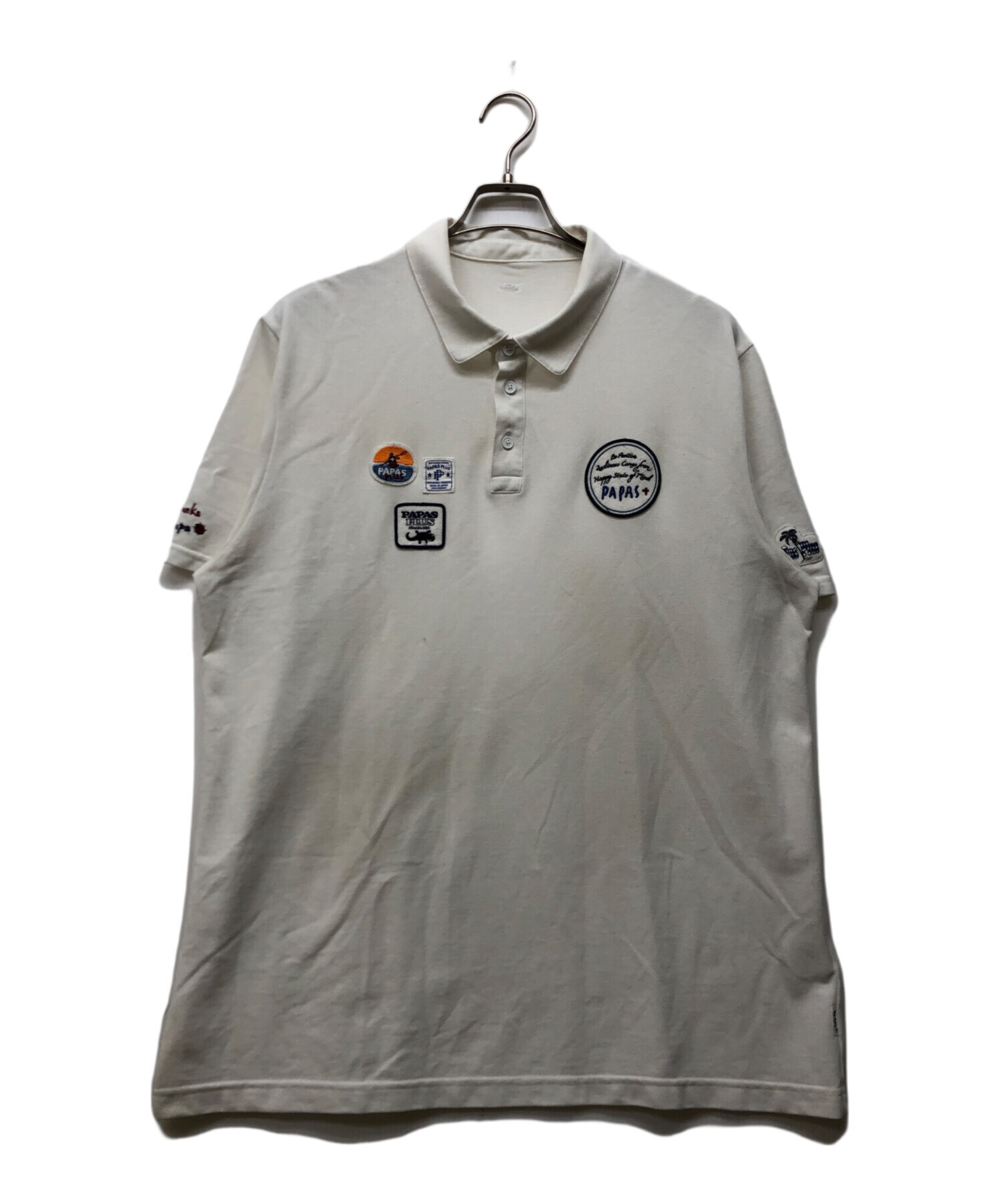 極美品/24,200円』PAPAS パパスプラス ポロシャツ 近年モデルです。 中古・古着通販】PAPAS PLUS (パパスプラス) ワッペンポロシャツ