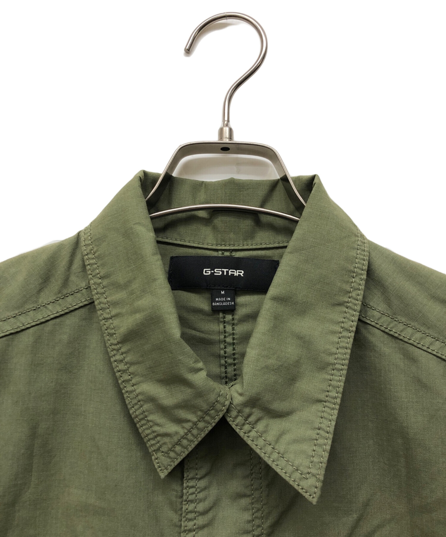 G-STAR RAW ミリタリージャケット XXL オリーブグリーン　値下げ 中古・古着通販】G-STAR RAW (ジースターロゥ) ミリタリージャケット