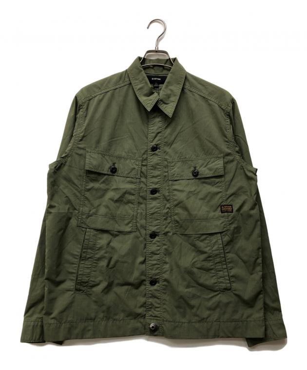 G-STAR RAW ミリタリージャケット XXL オリーブグリーン　値下げ 中古・古着通販】G-STAR RAW (ジースターロゥ) ミリタリージャケット