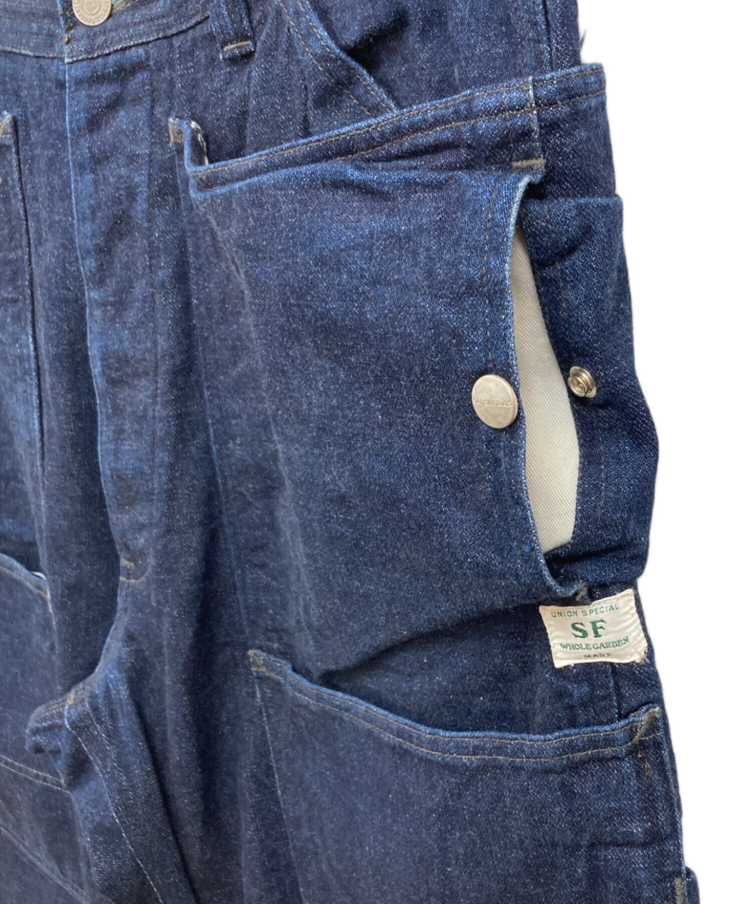 古着　ササフラス　デニム ペインターパンツ 中古・古着通販】SASSAFRAS (ササフラス) ペインターデニムパンツ