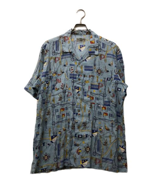 中古・古着通販】PAPAS ISLAND (パパス アイランド) リネンオープン