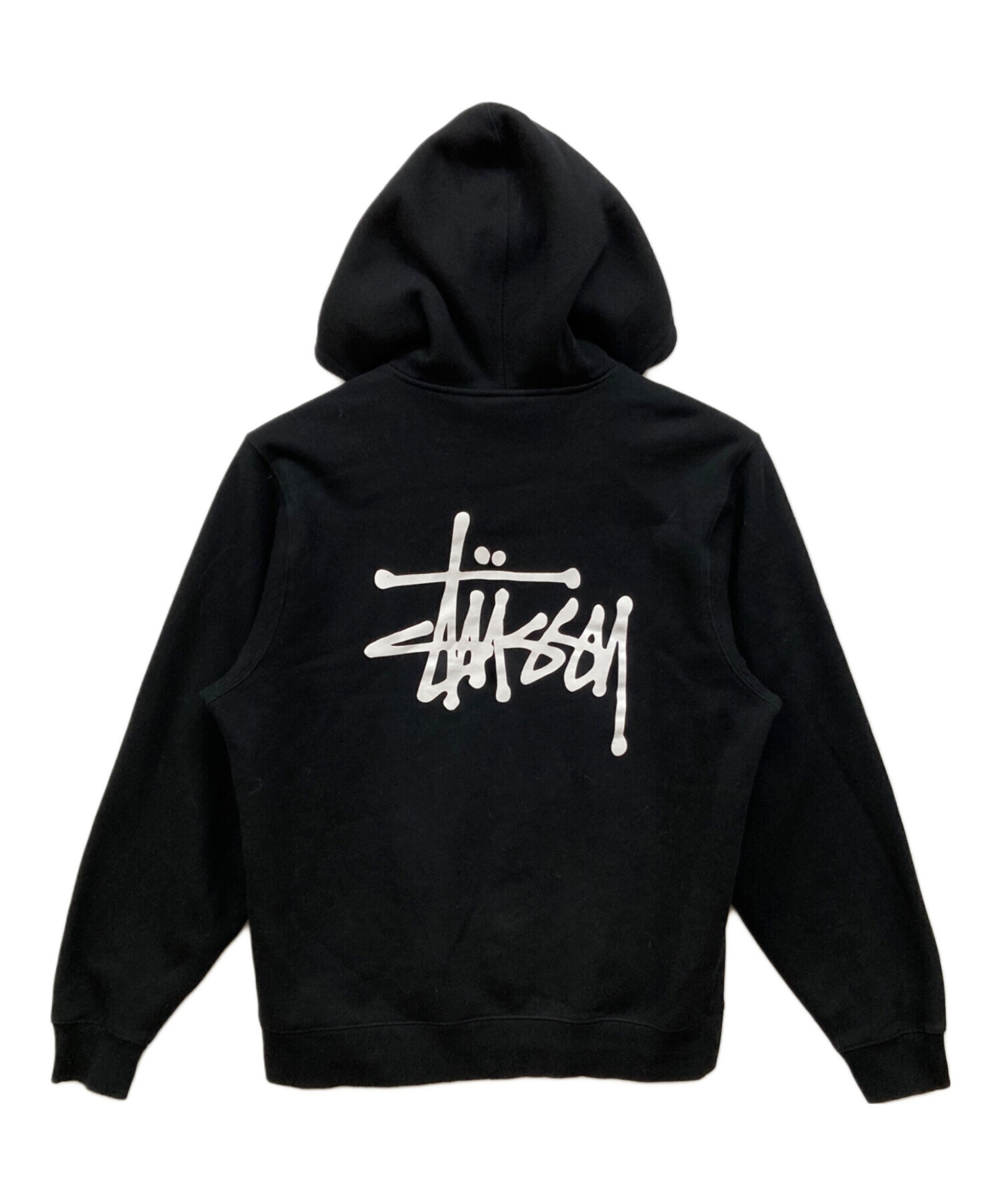 中古・古着通販】stussy (ステューシー) パーカー ブラック サイズ:L