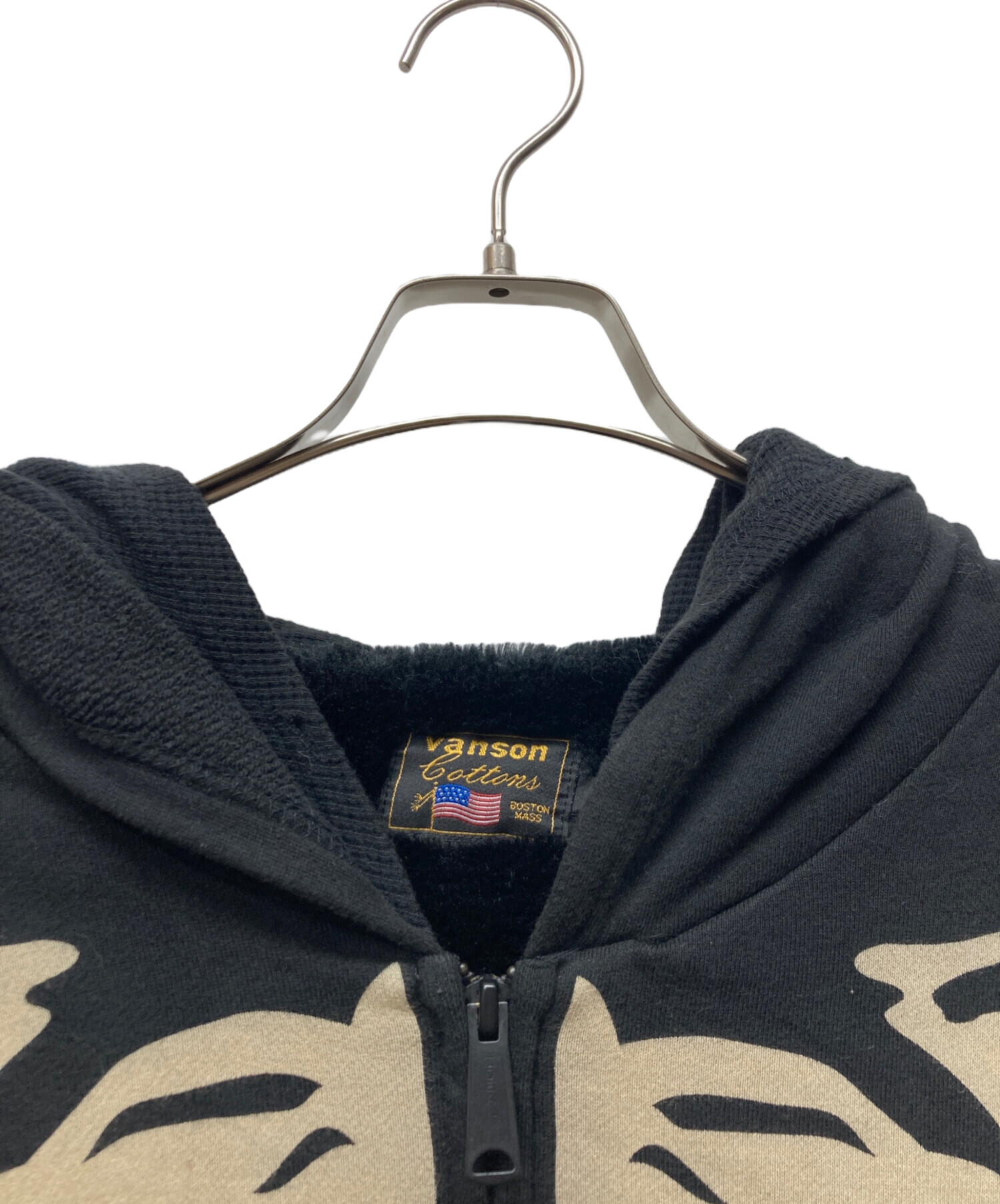 中古・古着通販】VANSON (バンソン) スケルトンジップパーカー