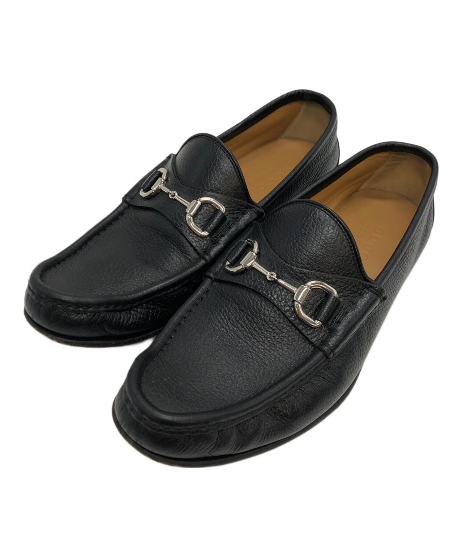 中古・古着通販】GUCCI (グッチ) ビットローファー ブラック サイズ:7