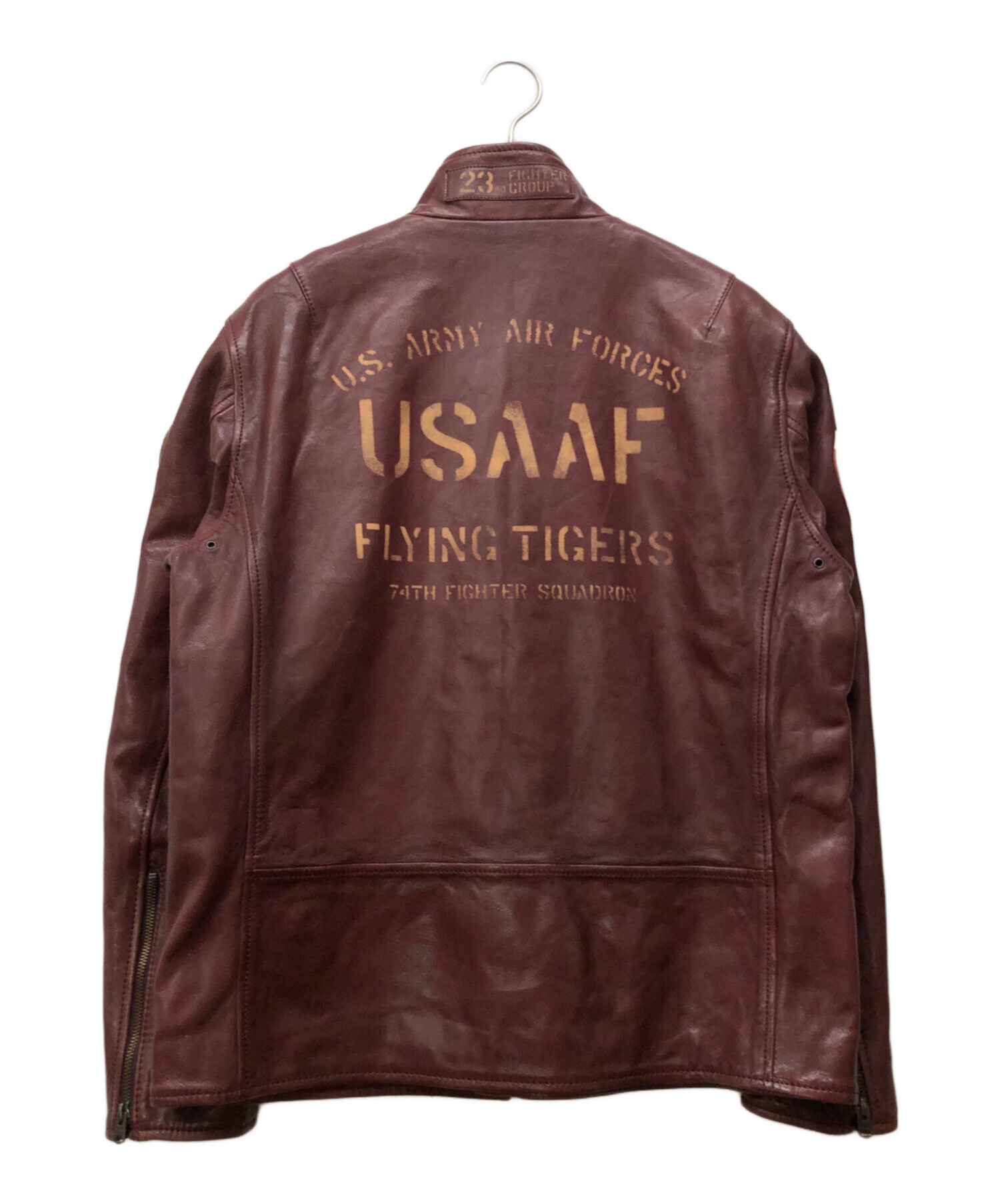 中古・古着通販】AVIREX (アヴィレックス) AGED WAPPEN STAND ZIP