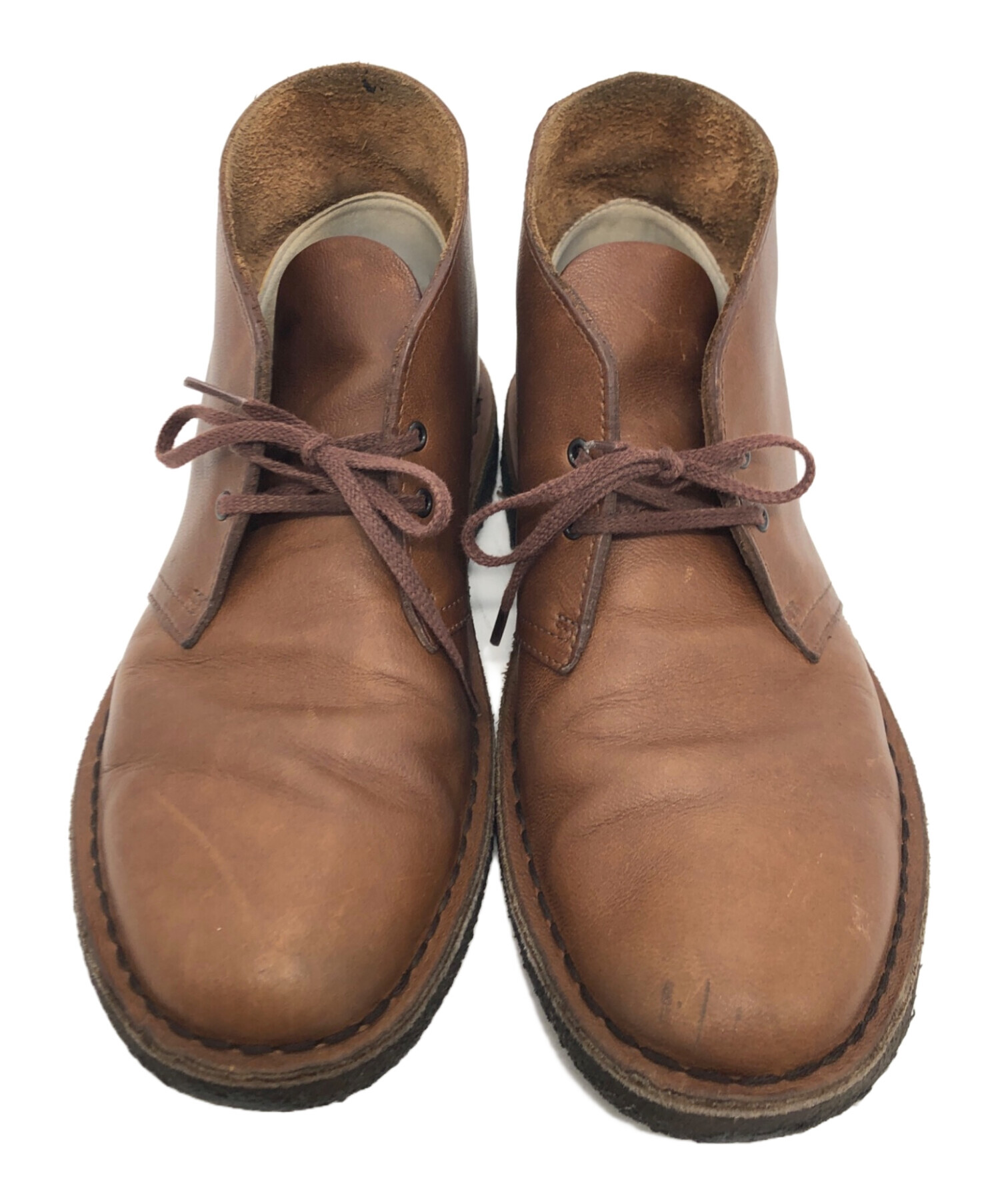 中古・古着通販】CLARKS (クラークス) チャッカーブーツ ブラウン