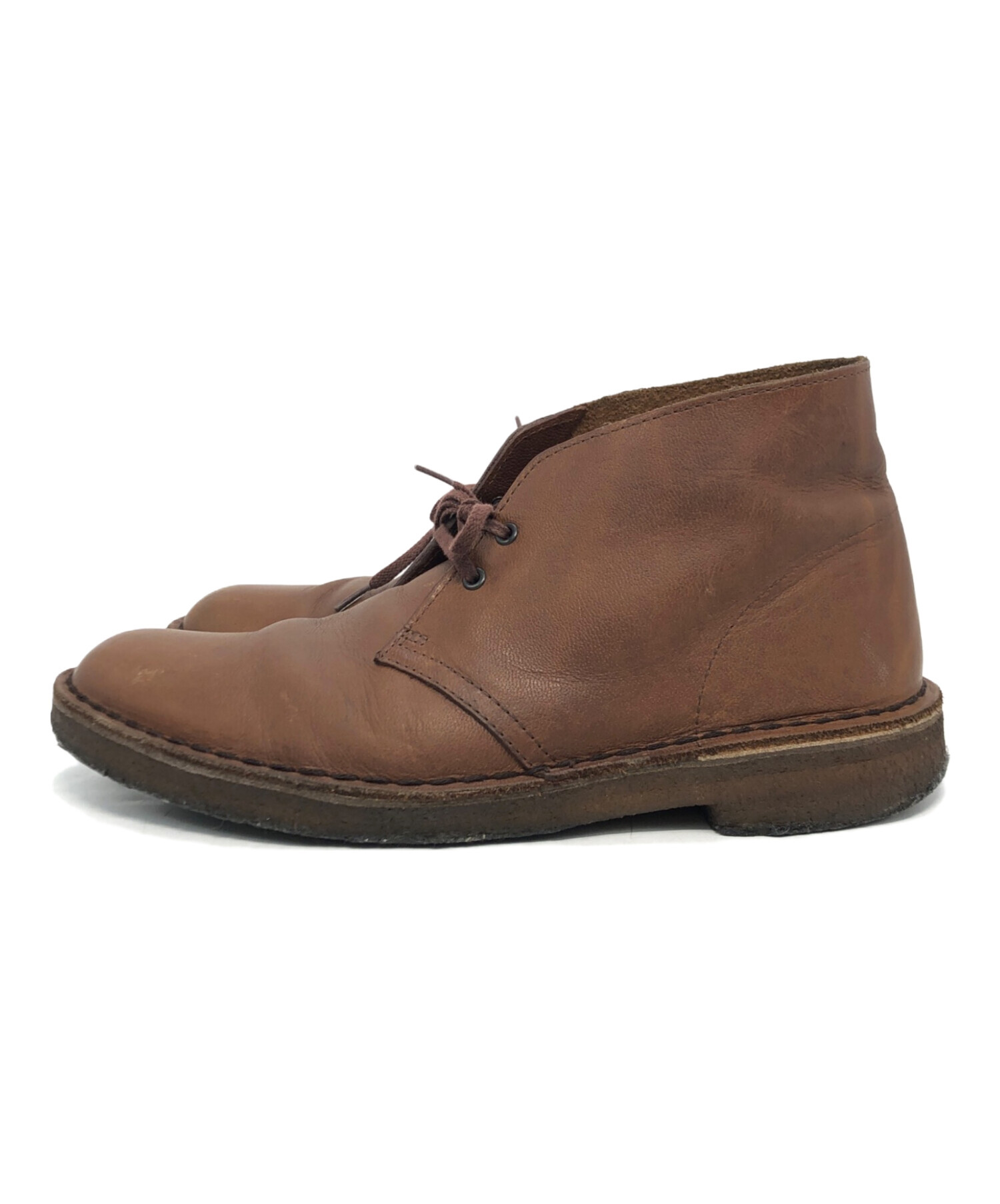 中古・古着通販】CLARKS (クラークス) チャッカーブーツ ブラウン