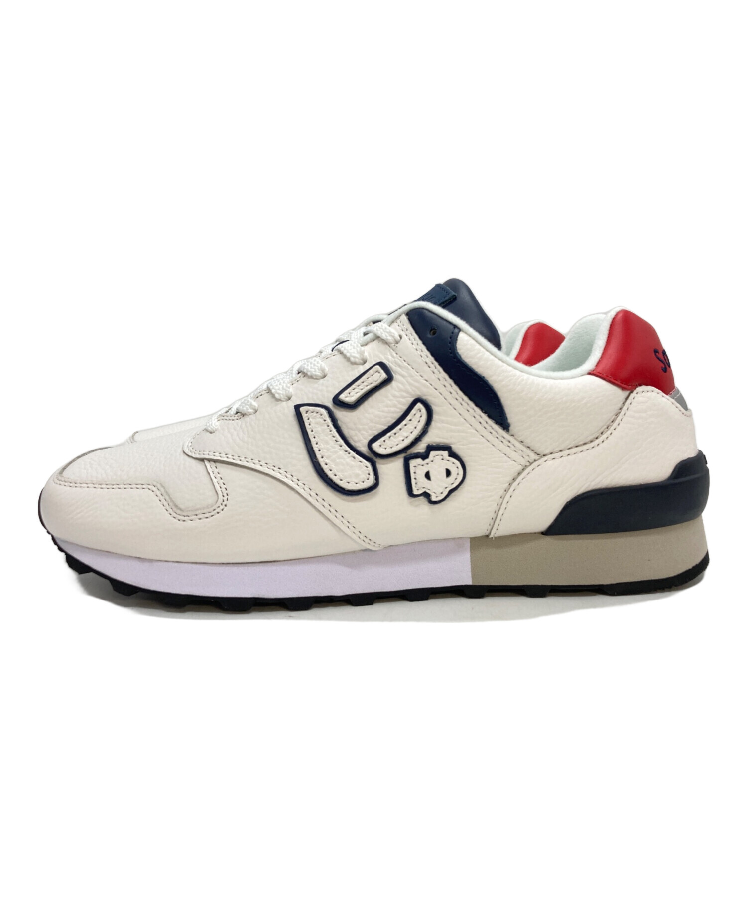 未使用 サンガッチョ にゅ〜ず OFFCOURT 22cm 白 タグ付 ベルクロ 中古・古着通販】SANGACIO (サンガッチョ) にゅ～ずトリコロール