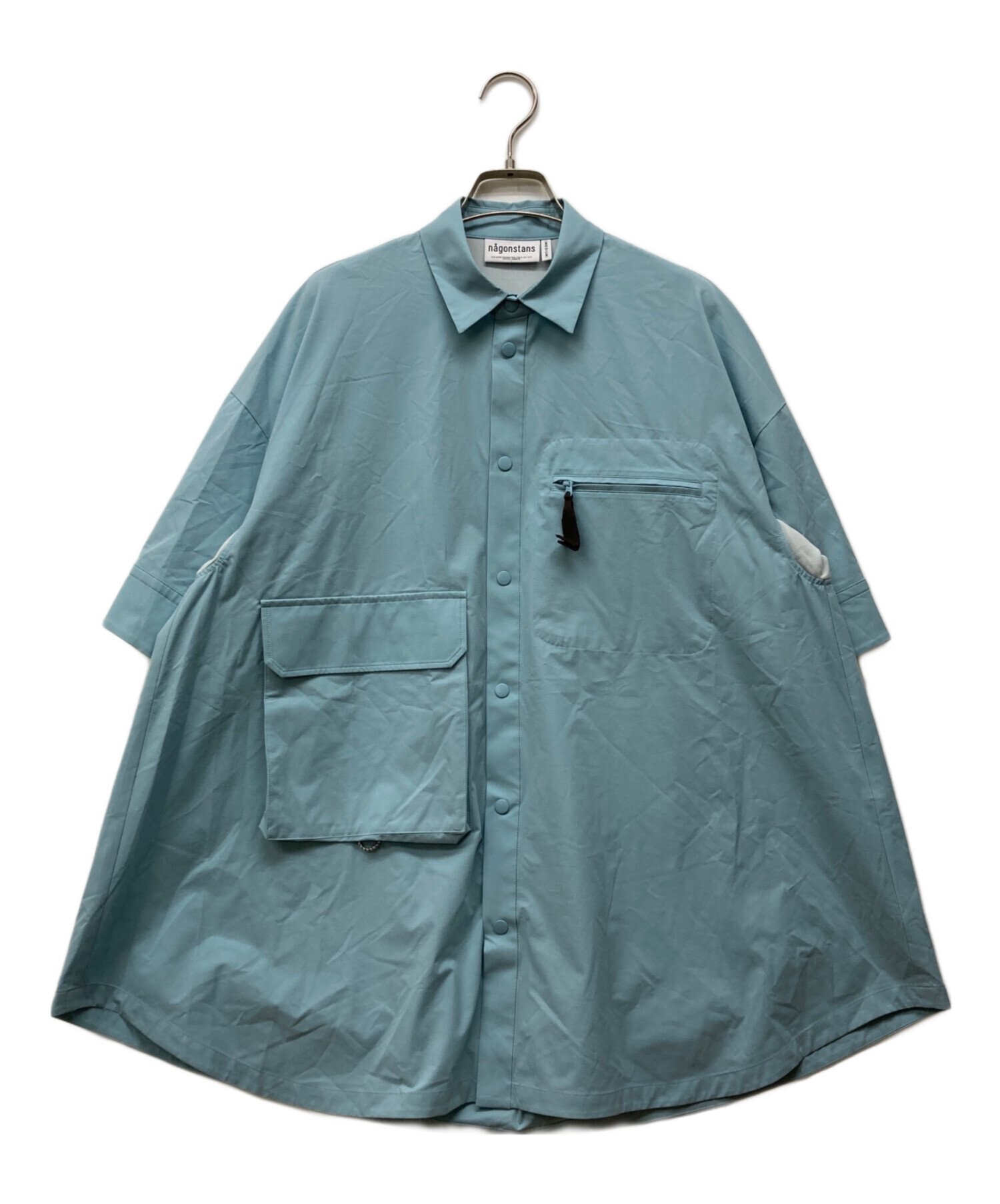 中古・古着通販】nagonstans (ナゴンスタンス) teck shirt ブルー
