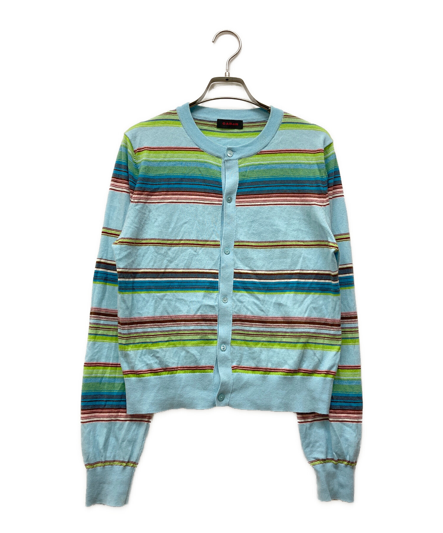 中古・古着通販】CABaN (キャバン) コットンカシミヤマルチボーダー