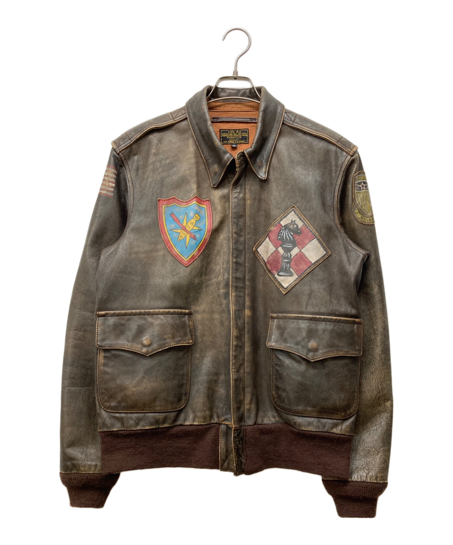 中古・古着通販】AVIREX (アヴィレックス) A-2 487TH リバイバル
