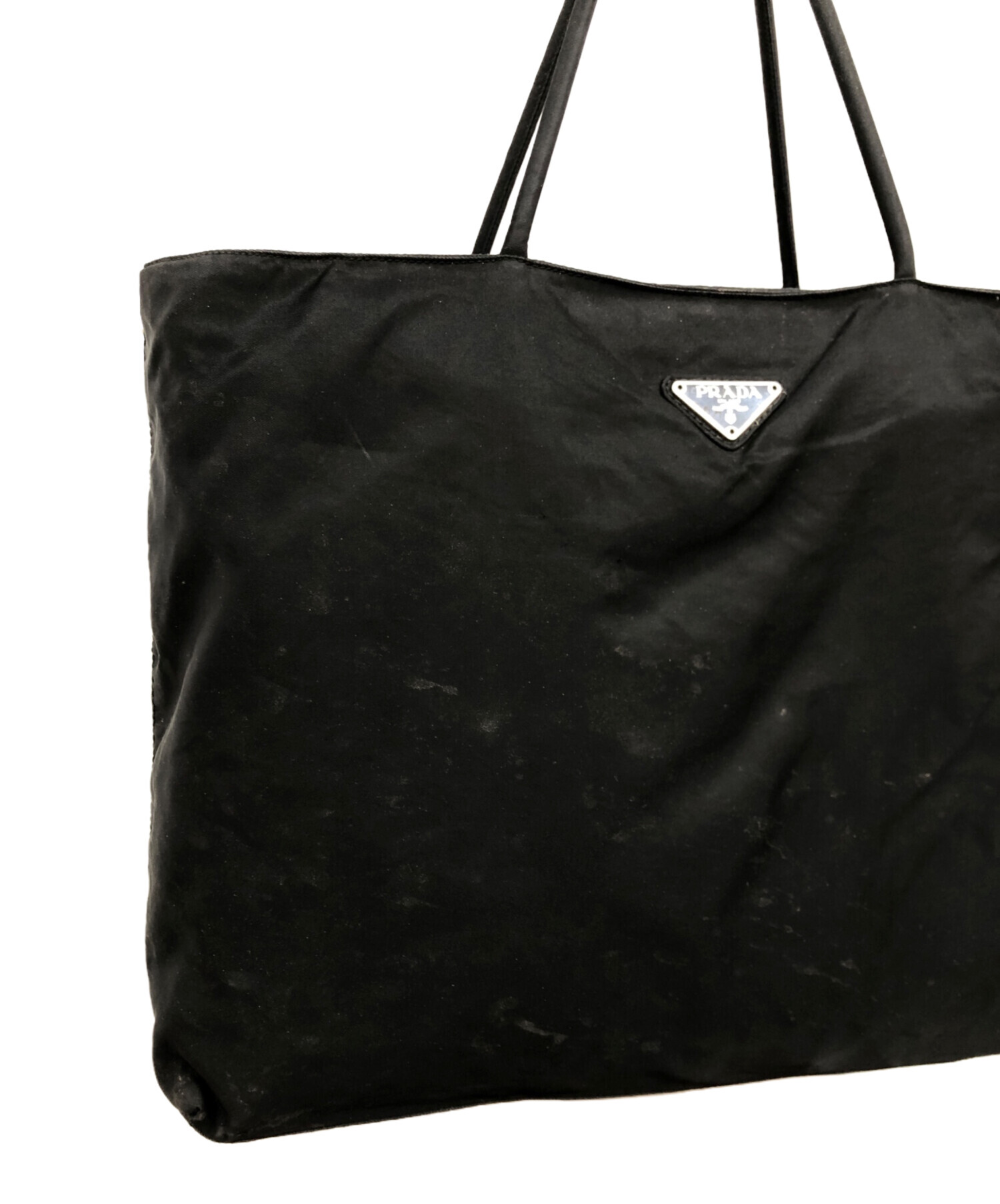中古・古着通販】PRADA (プラダ) ナイロントートバッグ ブラック