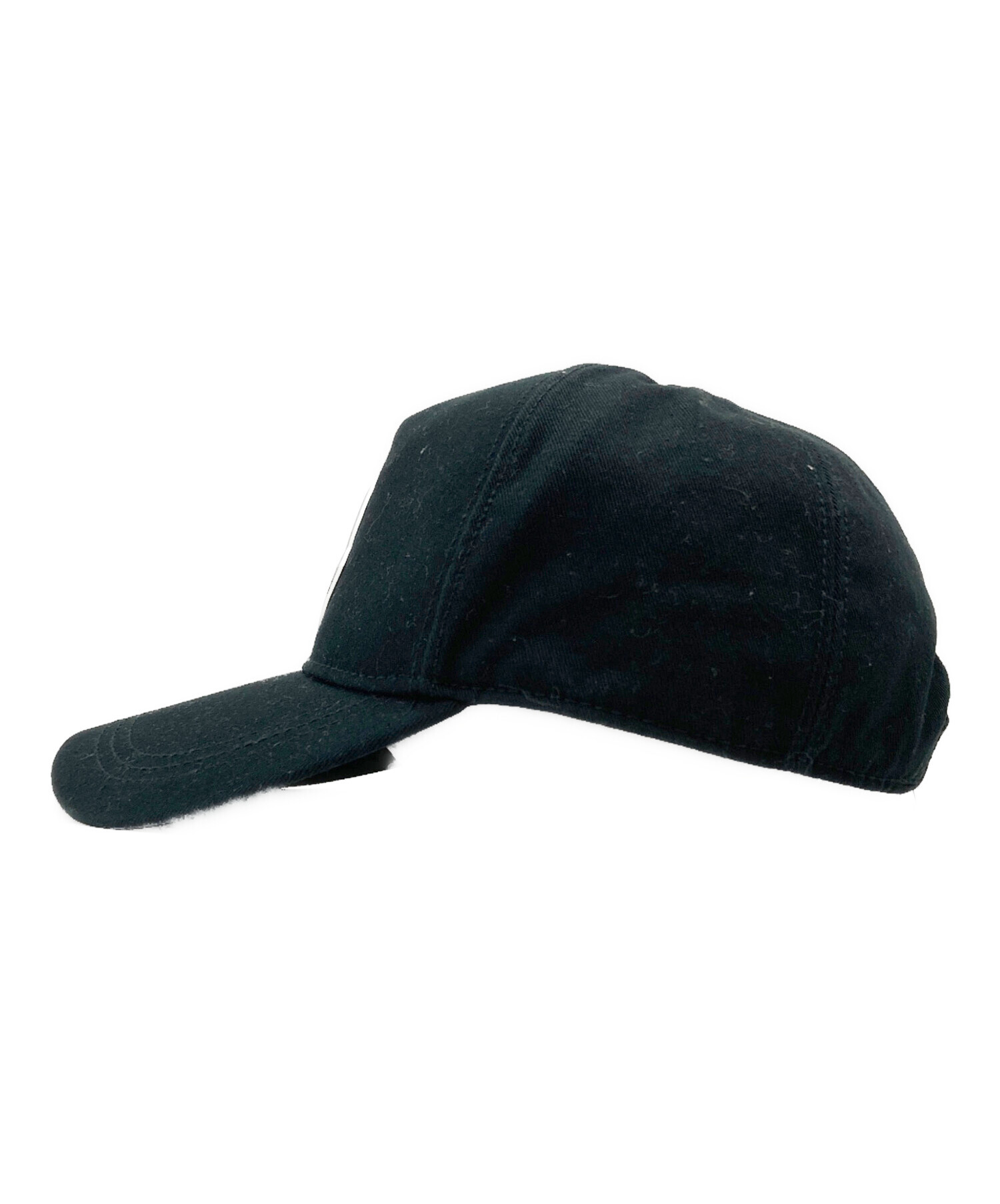 新品★ MONCLER モンクレール　キャップ ブラック 人気 中古・古着通販】MONCLER (モンクレール) キャップ ブラック｜ブランド