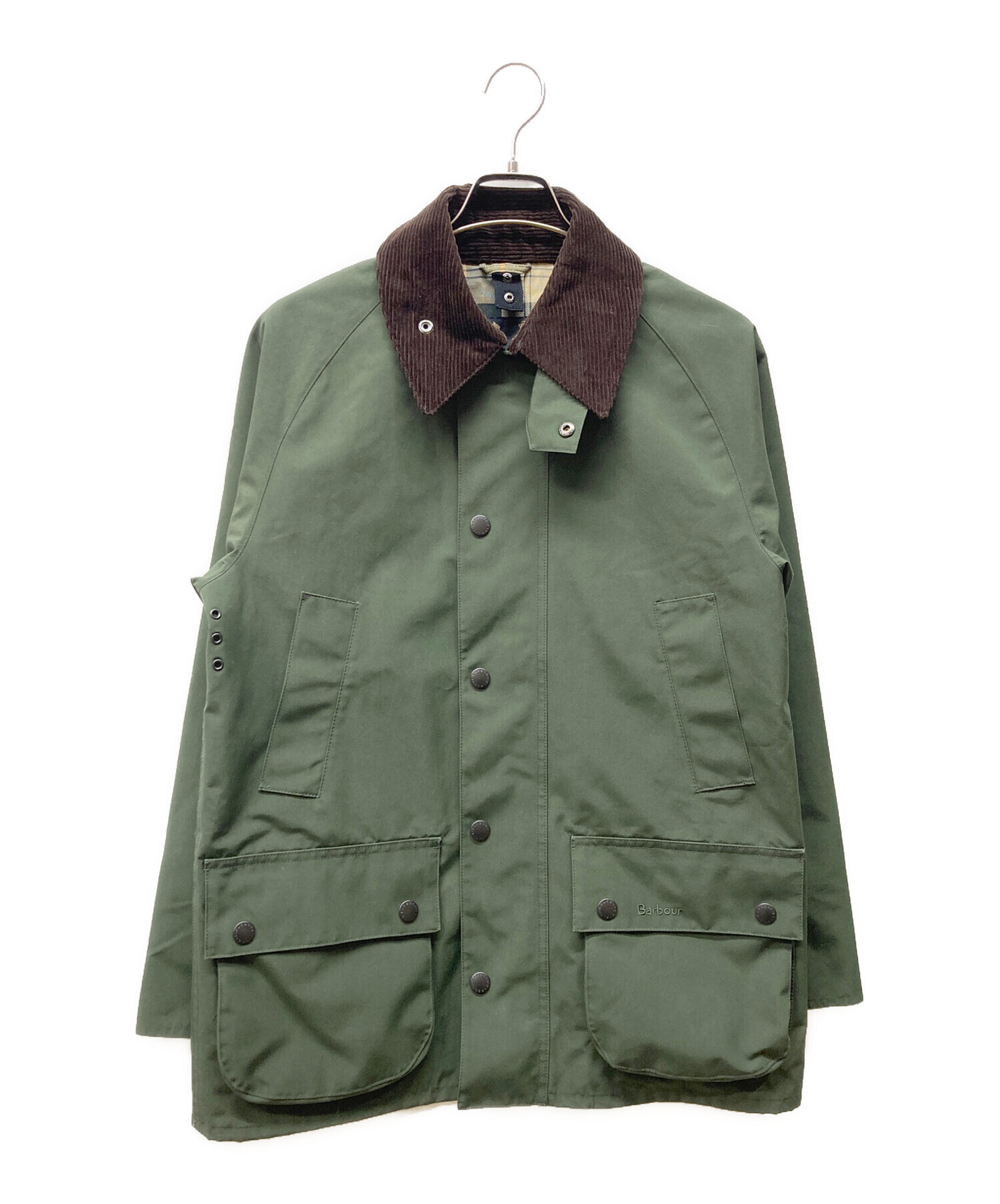 【古着】Barbour バブアー　フーデッドジャケット　Sサイズ　カーキ 中古・古着通販】Barbour (バブアー) CLASSIC BEDALE SHOWERPROOF