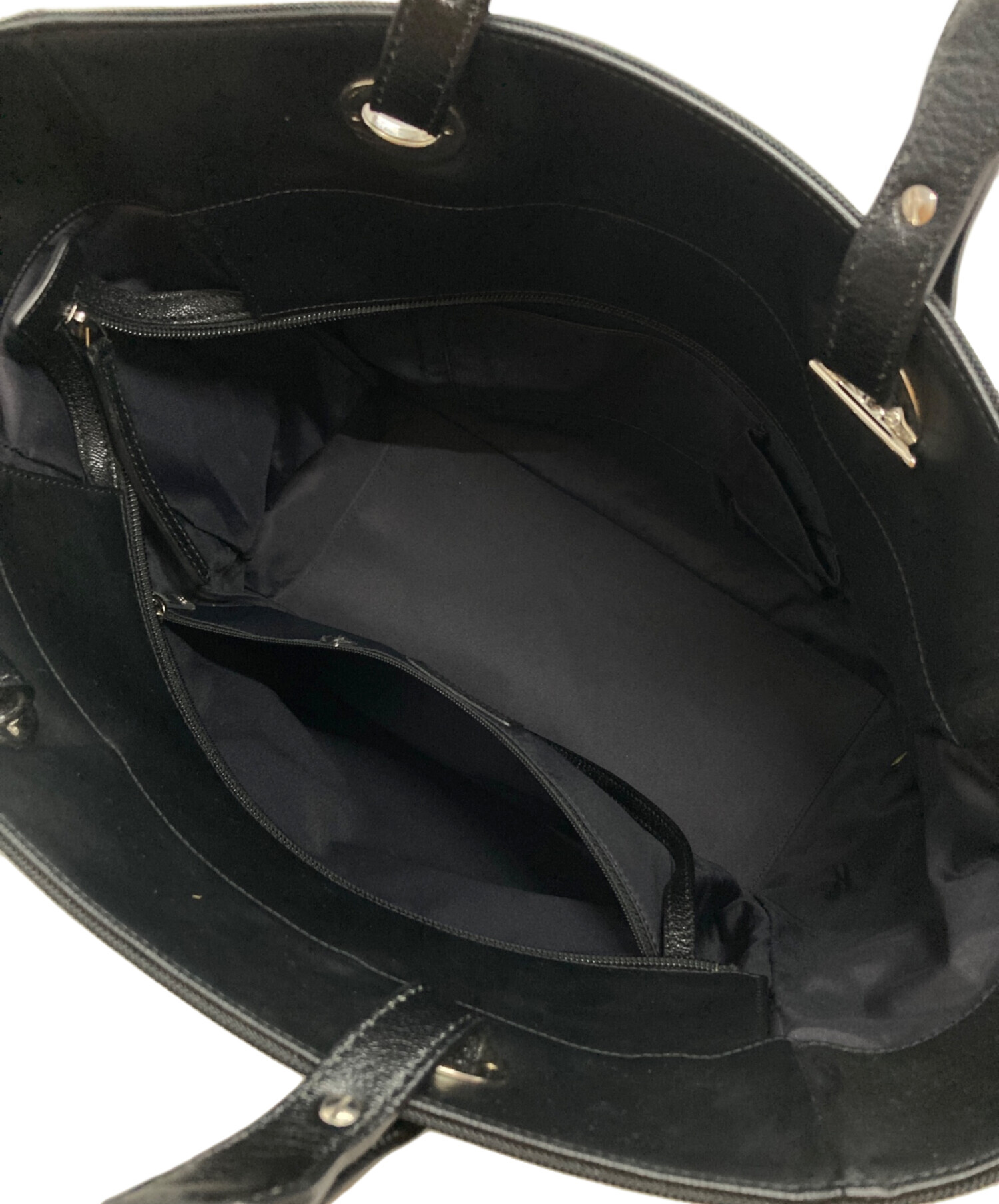 中古・古着通販】CHANEL (シャネル) パリビアリッツ トートMM ブラック