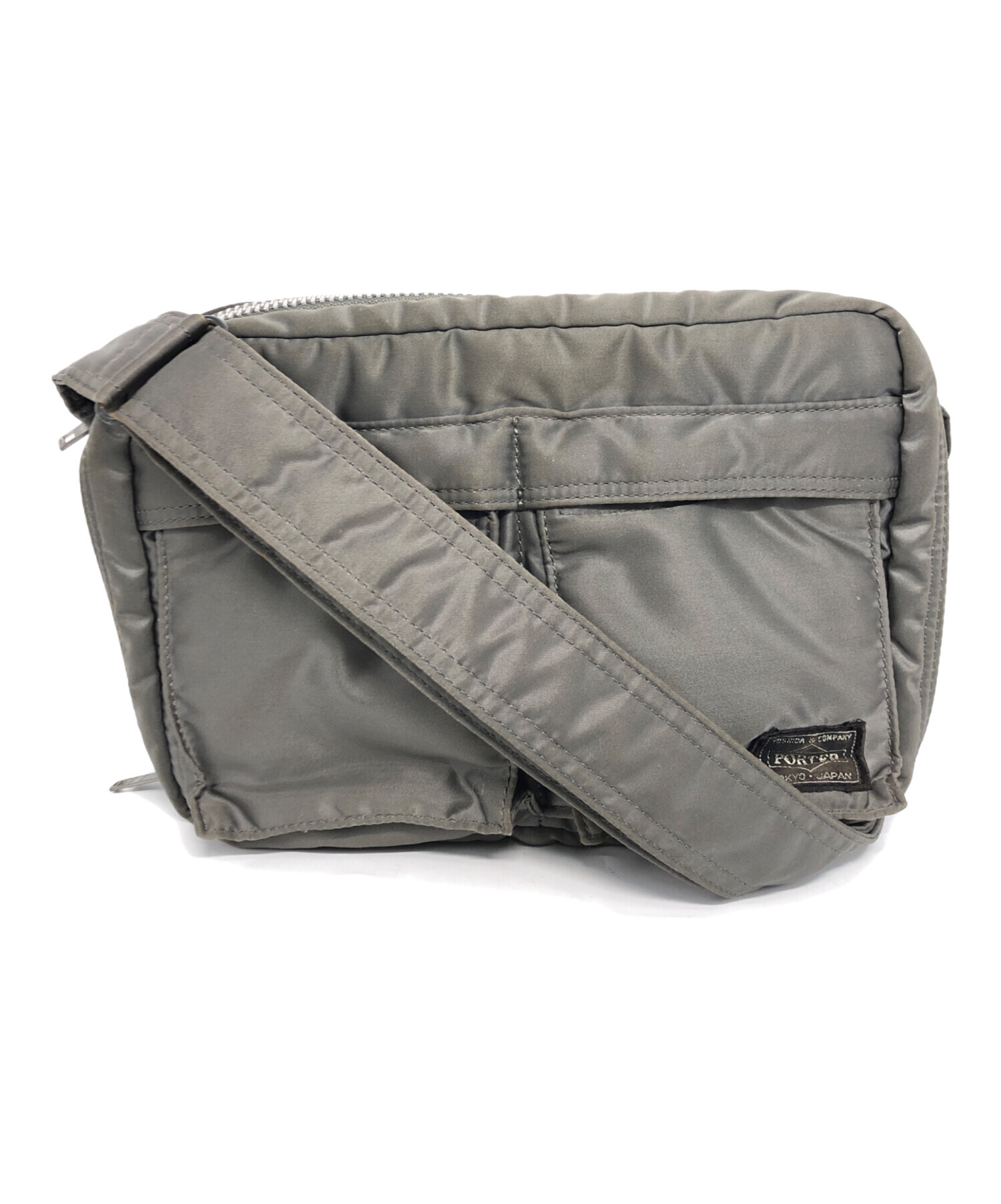 中古・古着通販】PORTER (ポーター) タンカーショルダーバッグ グレー