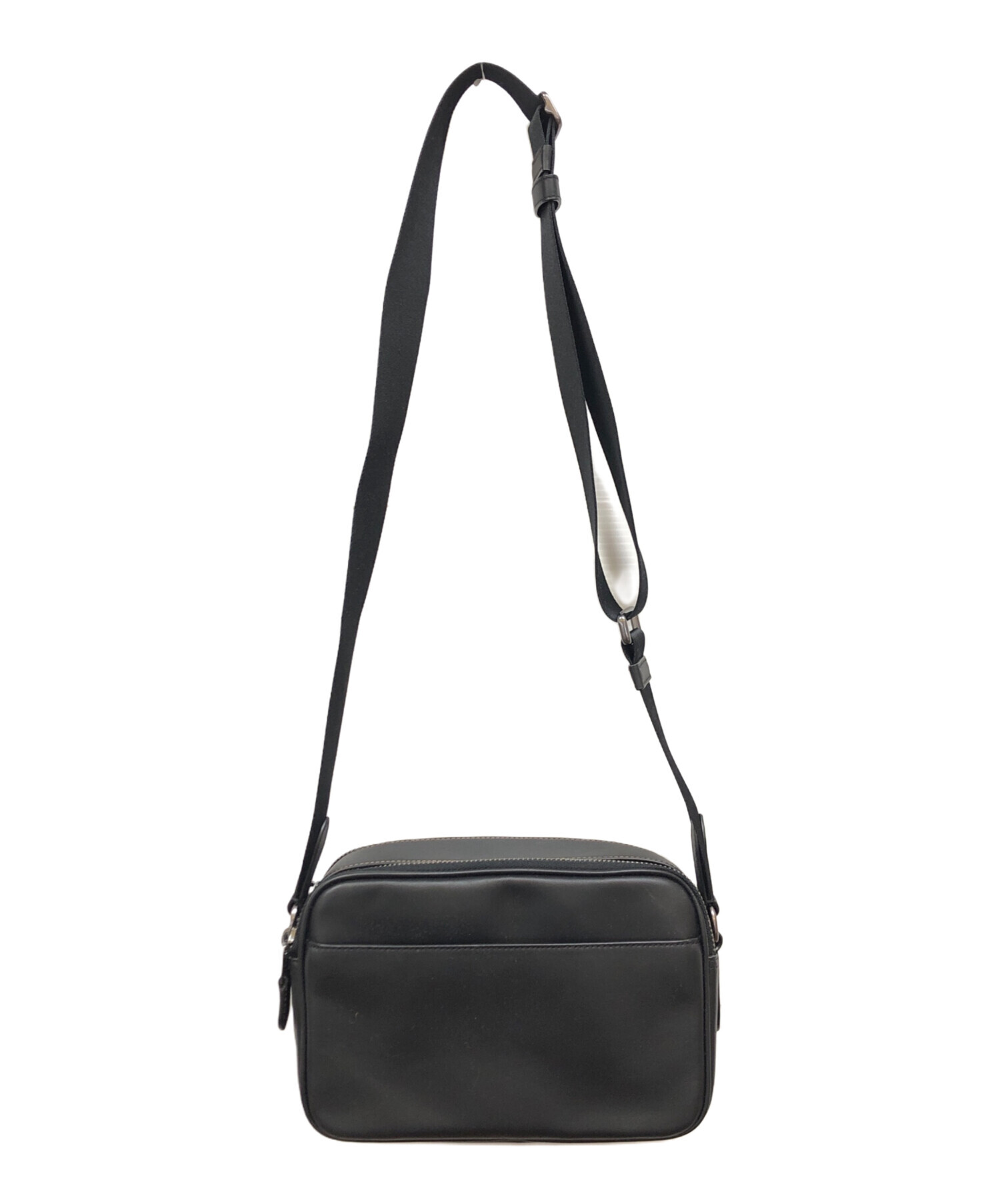 COACH コーチ グラハム クロスボディ C4148 ショルダーバッグ 黒 中古・古着通販】COACH (コーチ) レザー グラハム クロスボディ