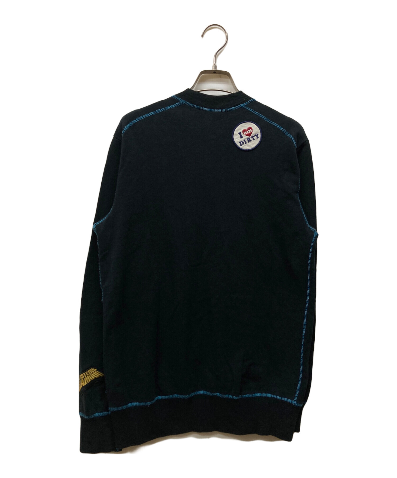 【完売品】ヒステリックグラマー　スウェット ネイビー 中古・古着通販】Hysteric Glamour (ヒステリックグラマー) ジップ