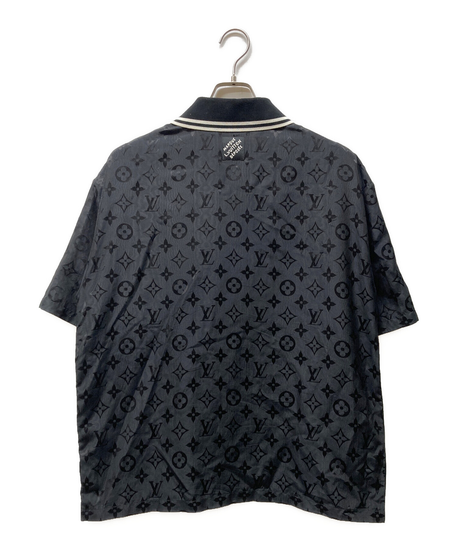 【大きいサイズ】5ＬLOUIS VUITTON ニット　半袖シャツ ヴィトン 中古・古着通販】LOUIS VUITTON (ルイ ヴィトン) シルク混半袖シャツ