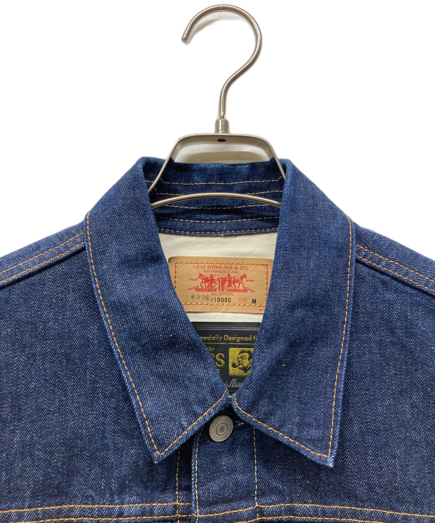 濃紺 希少10000着限定 リーバイス BOSS 1stデニムジャケット L 希少【1万着限定品】LEVI'S × BOSS デニムジャケット 1st 2nd Levi's
