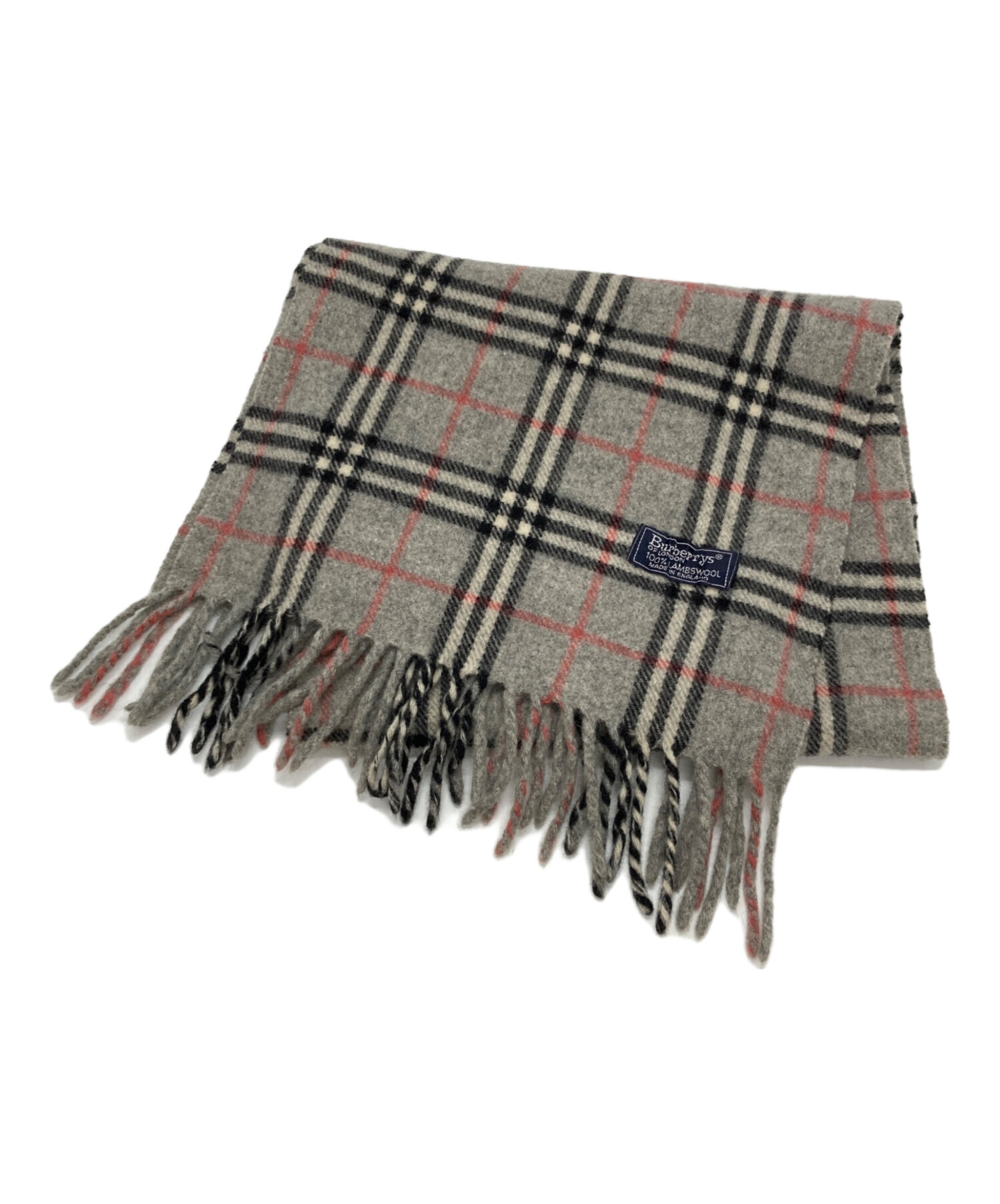 中古・古着通販】Burberry's (バーバリーズ) マフラー グレー
