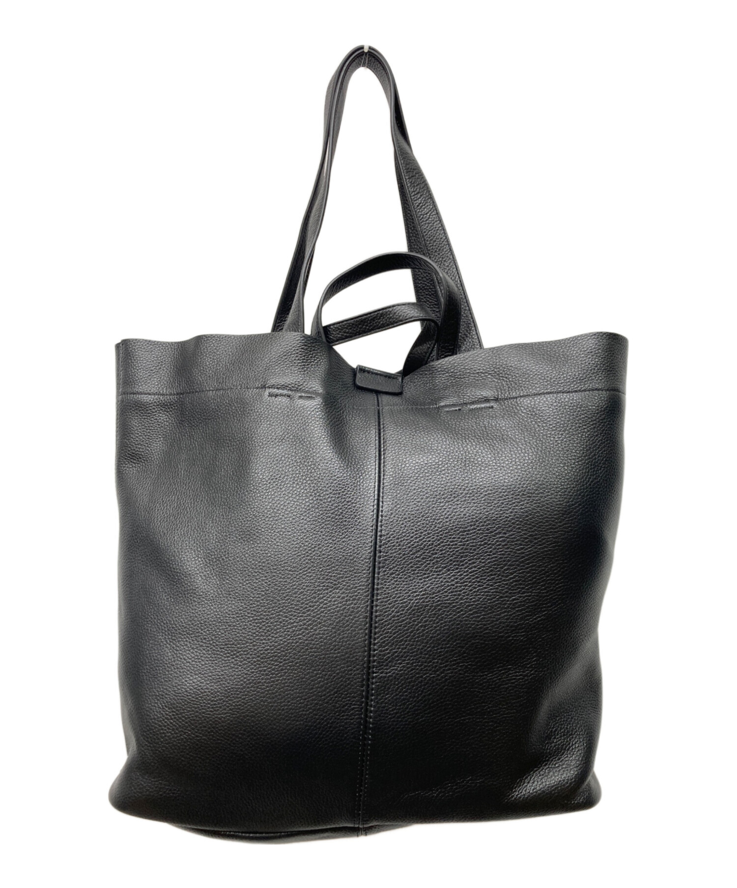 ★百貨店購入【russet】ラシット　専用です 中古・古着通販】russet (ラシット) レザートートバッグ ブラック 未