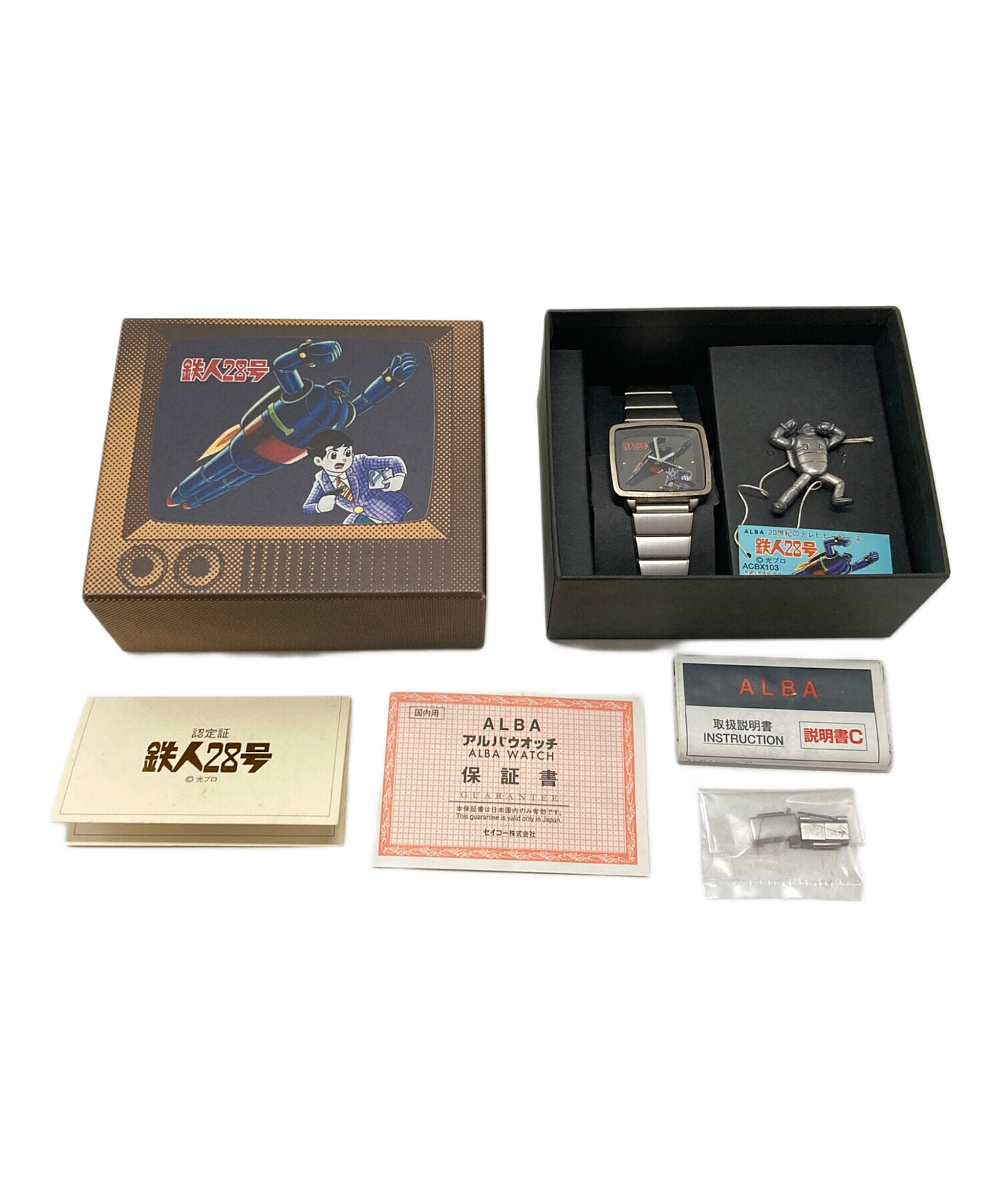 中古・古着通販】ALBA (アルバ) 鉄人28号コラボウォッチ グレー
