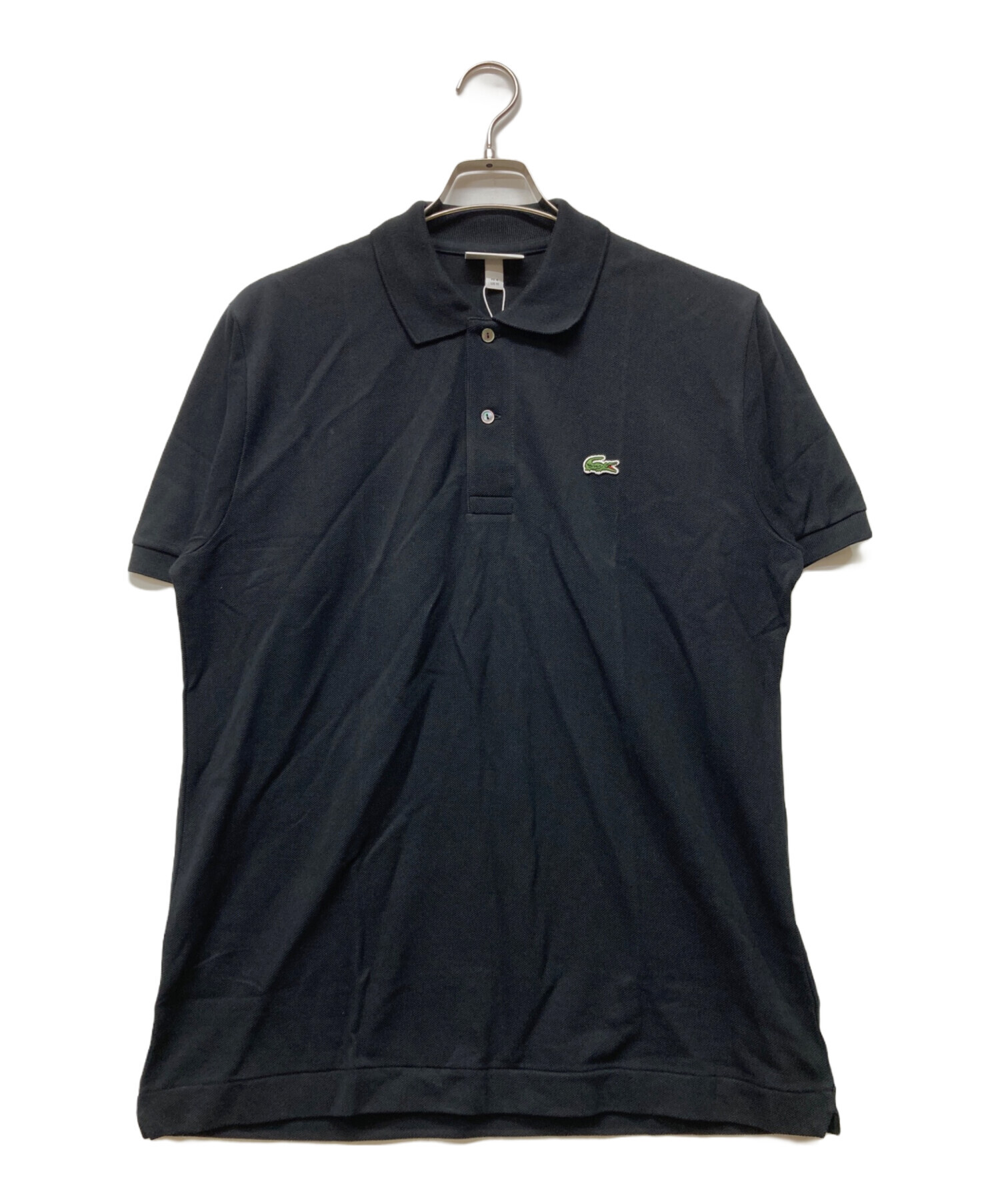 中古・古着通販】LACOSTE (ラコステ) 鹿の子ポロシャツ ブラック