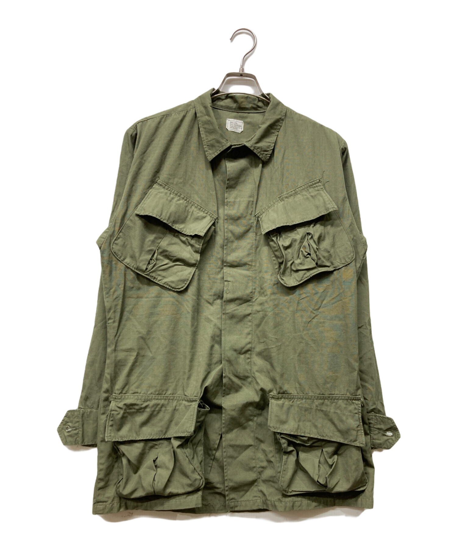 US ARMY 米軍実物 ジャングルファティーグ4th ジャケット S-S 古着 中古・古着通販】US ARMY (ユーエスアーミー) 4thジャングル