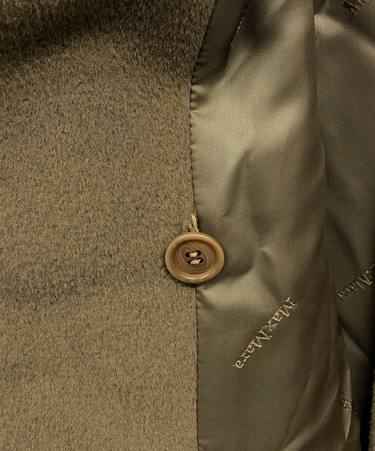 中古・古着通販】MaxMara (マックスマーラ) ラクーンファー付ロング