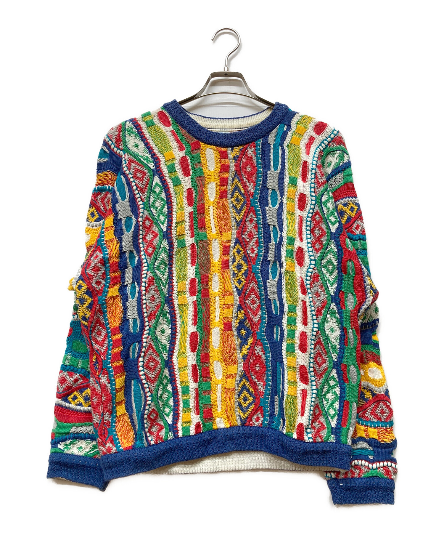 中古・古着通販】Coogi (クージー) 3Dニット マルチカラー サイズ:S