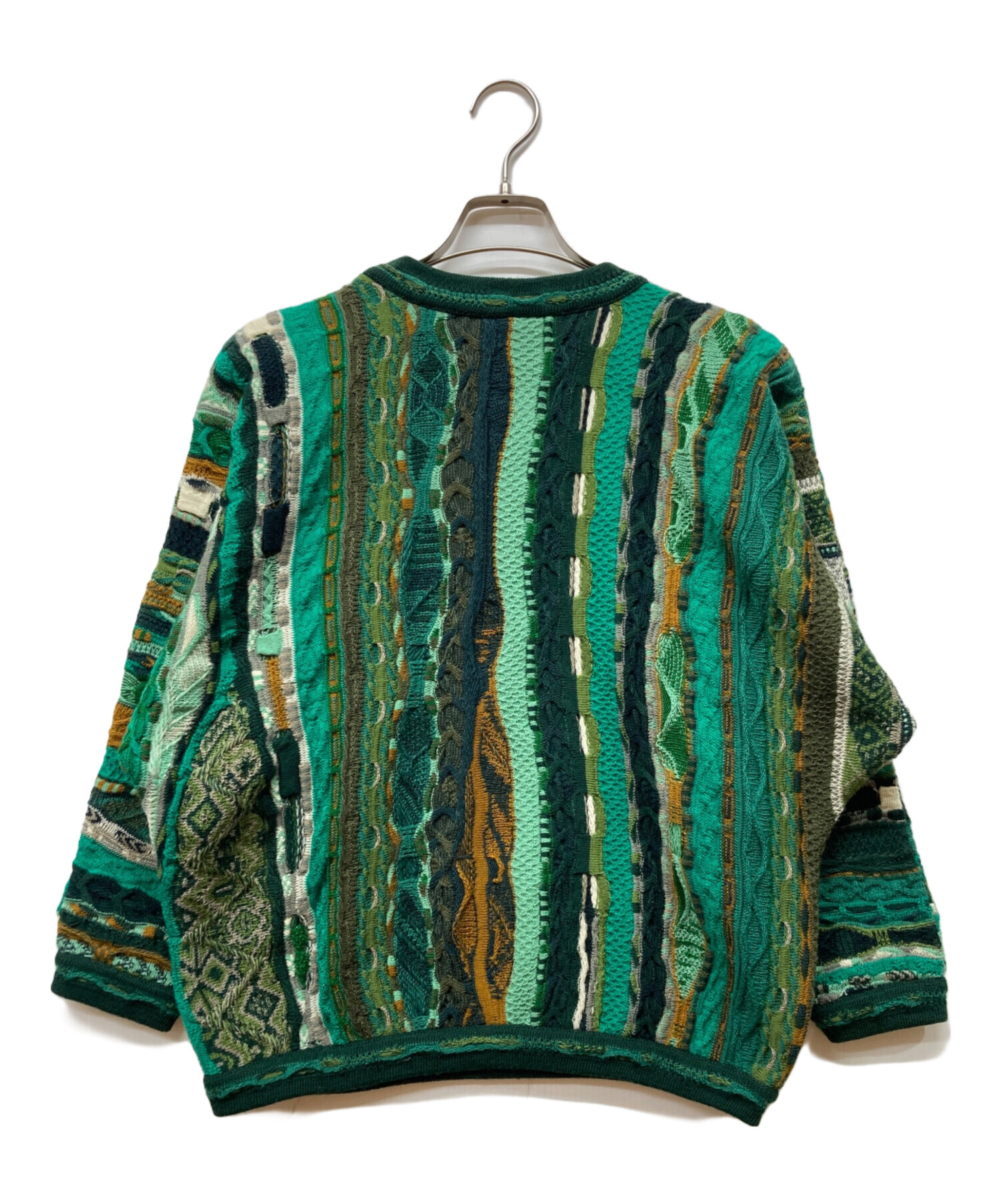 中古・古着通販】Coogi (クージー) 3Dニット グリーン サイズ:S