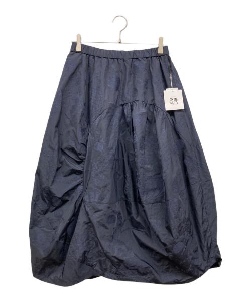 中古・古着通販】慈雨 (ジウ) 切り替えデザインスカート ネイビー